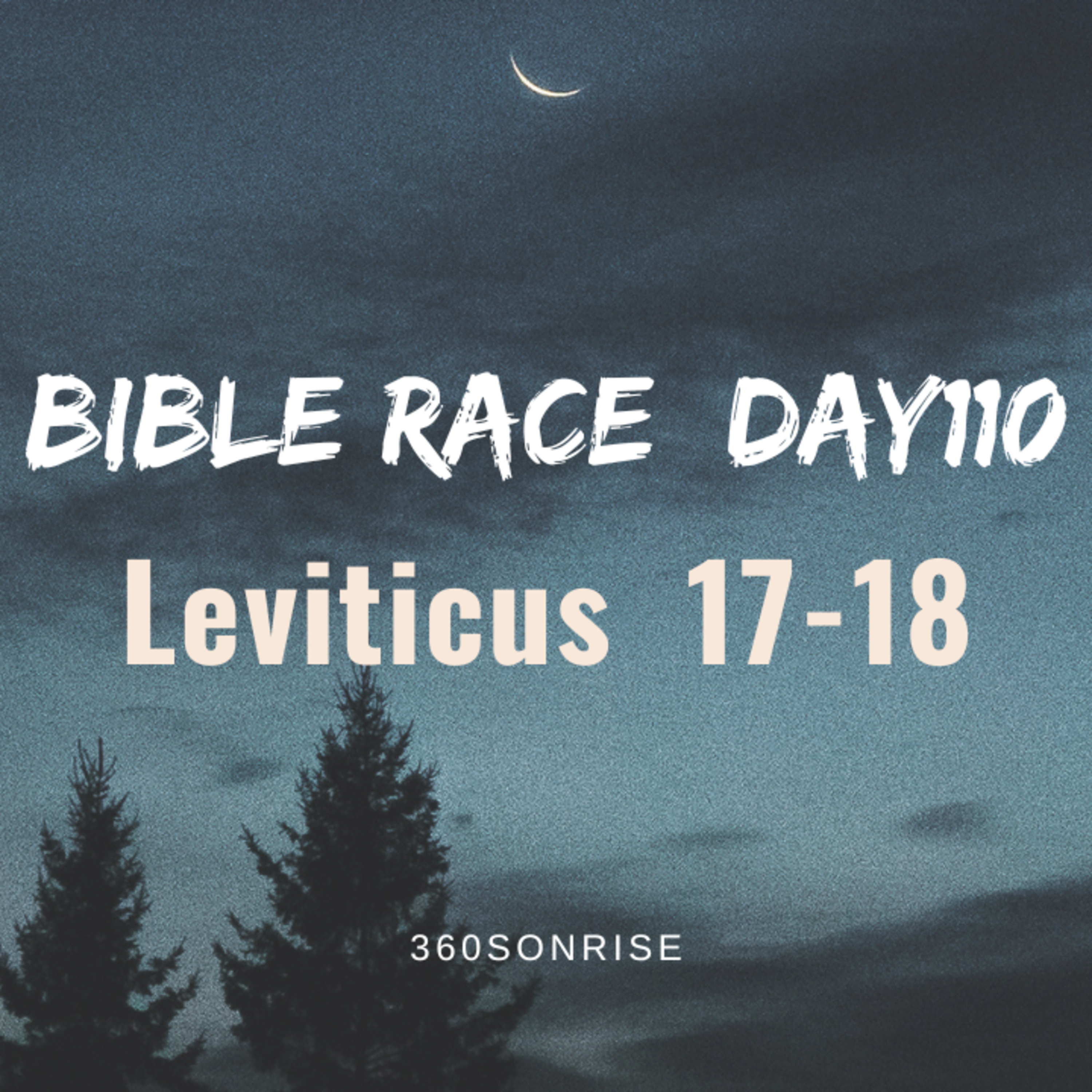 Bible Race 4/20/2026: Day110: Leviticus 17-18 episode artwork