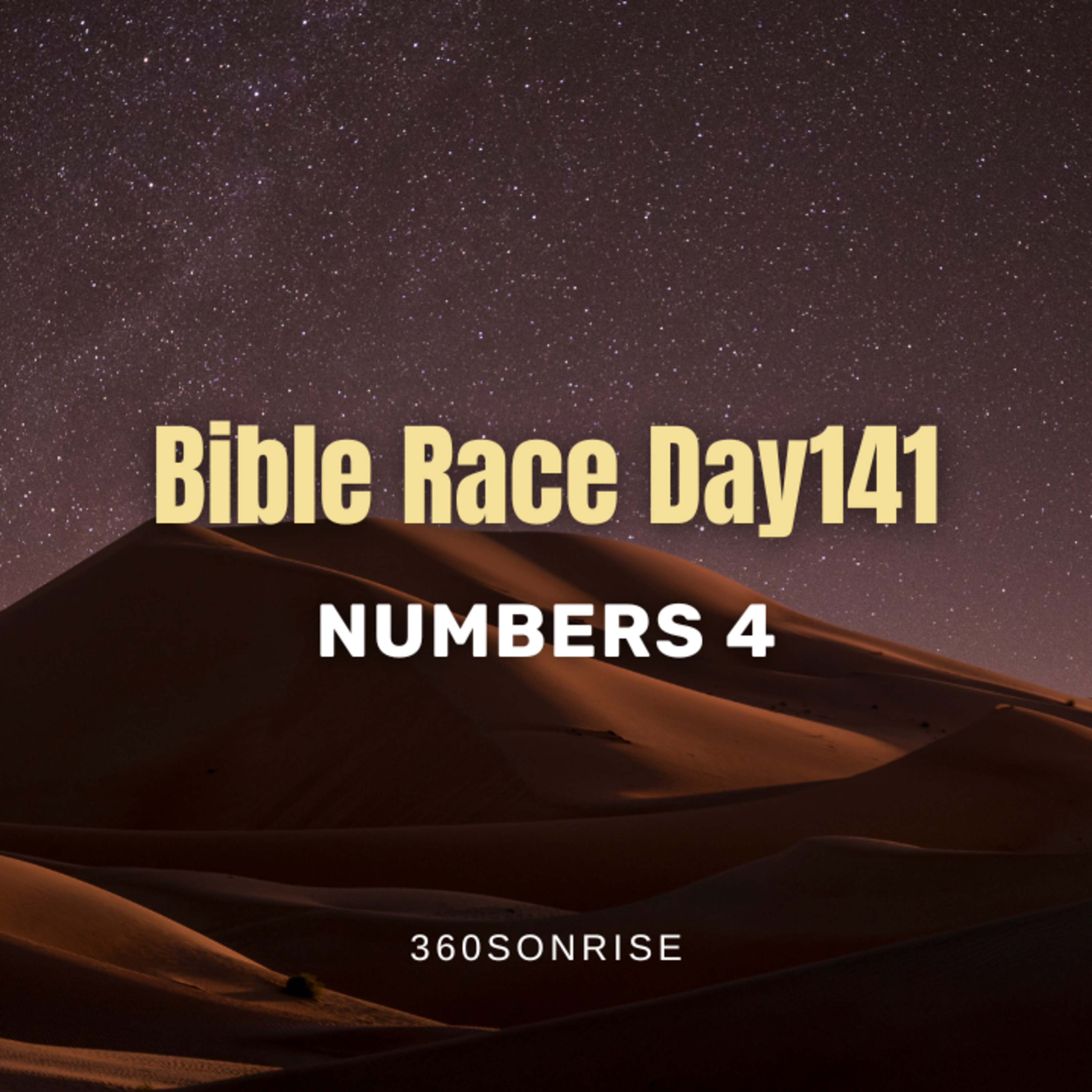 Bible Race 5/21/2026: Day141: Numbers 4 episode artwork