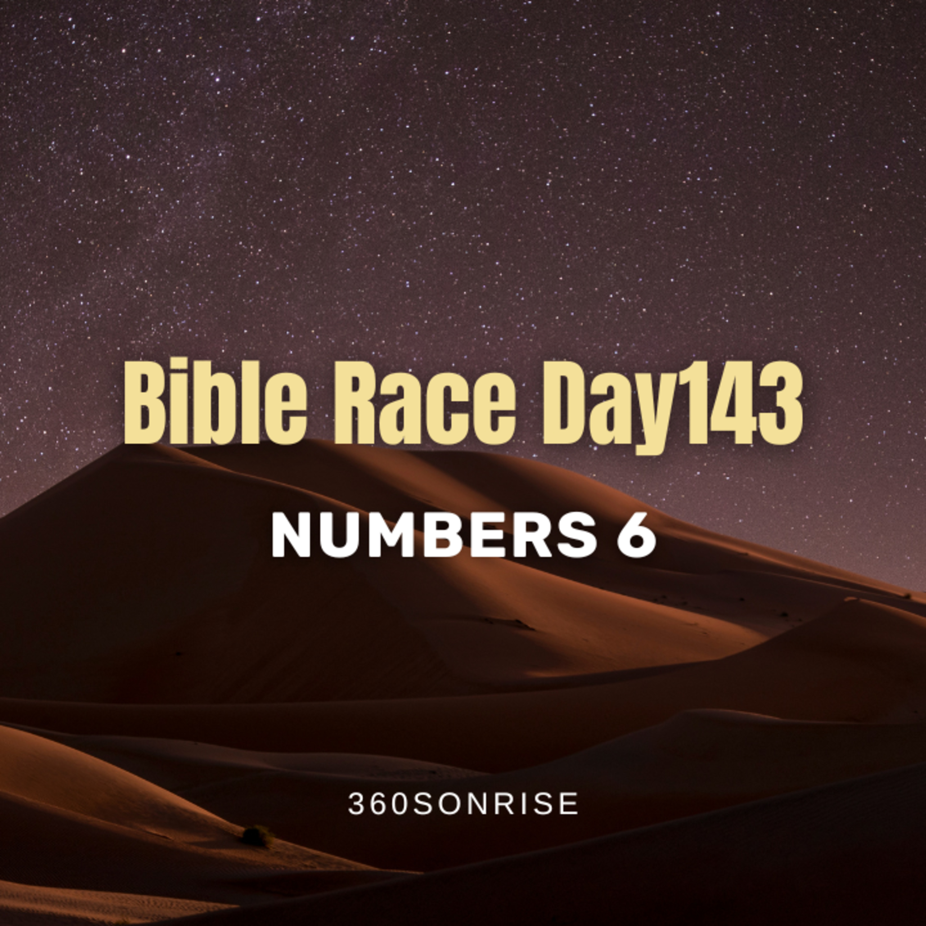 Bible Race 5/23/2026: Day143: Numbers 6 episode artwork