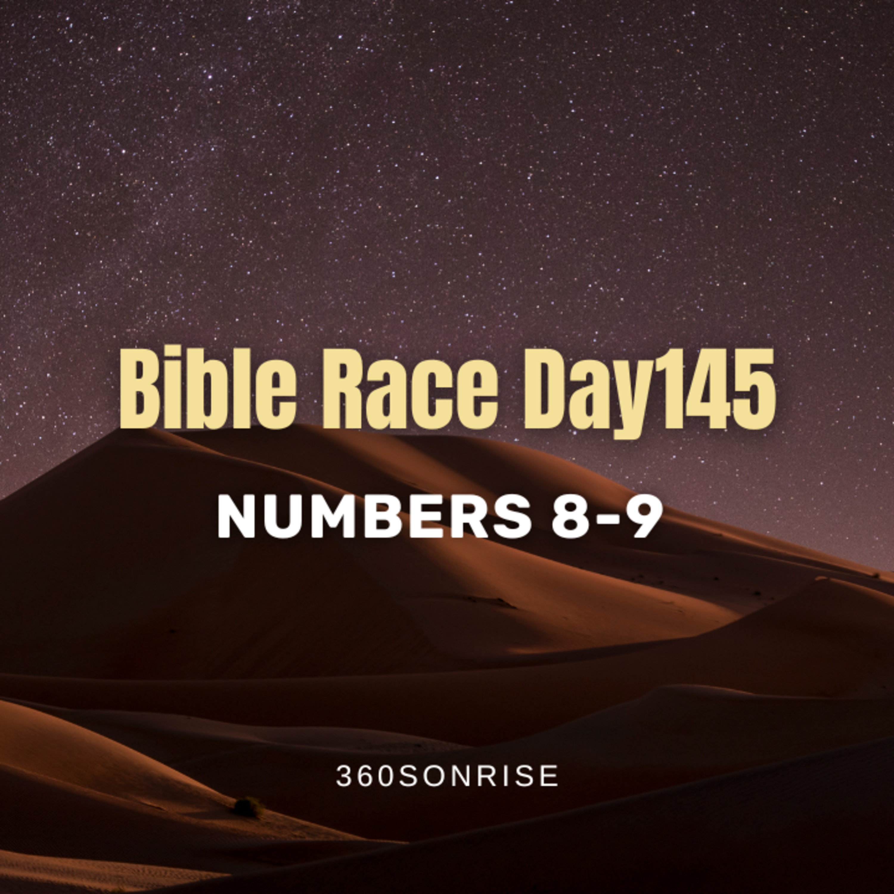 Bible Race 5/25/2026: Day145: Numbers 8-9 episode artwork
