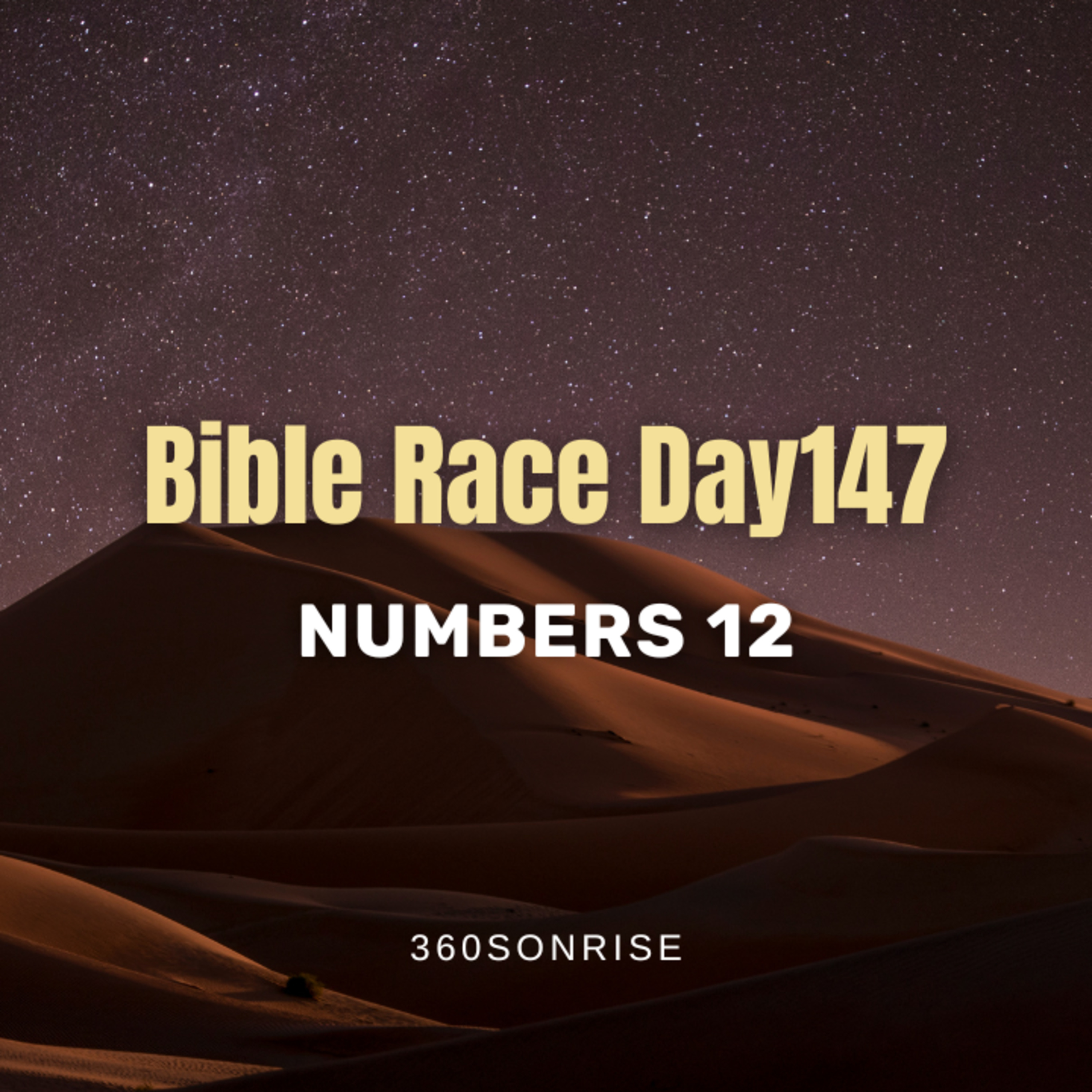 Bible Race 5/27/2026: Day147: Numbers 12 episode artwork