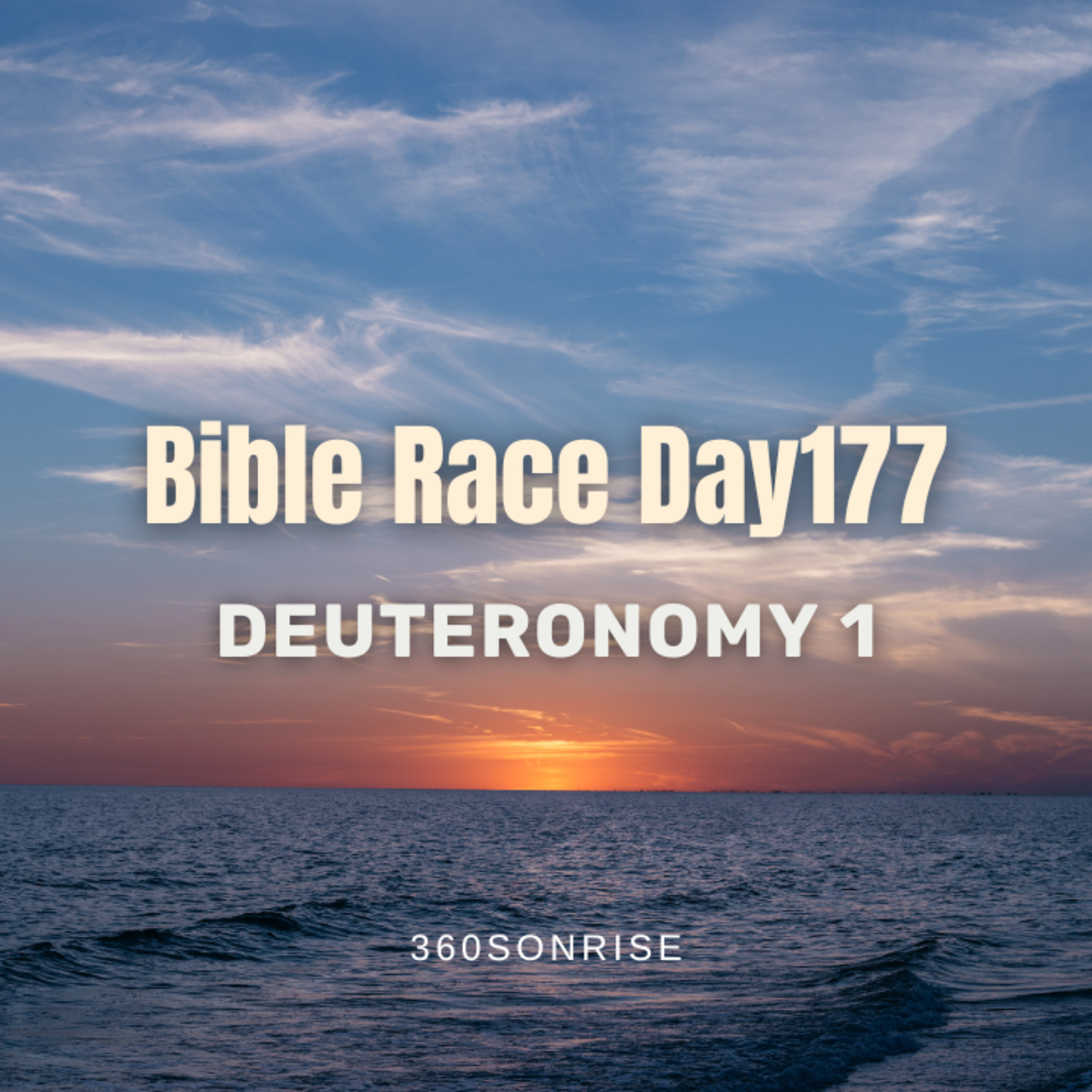 Bible Race 6/26/2026: Day177: Deuteronomy 1 episode artwork
