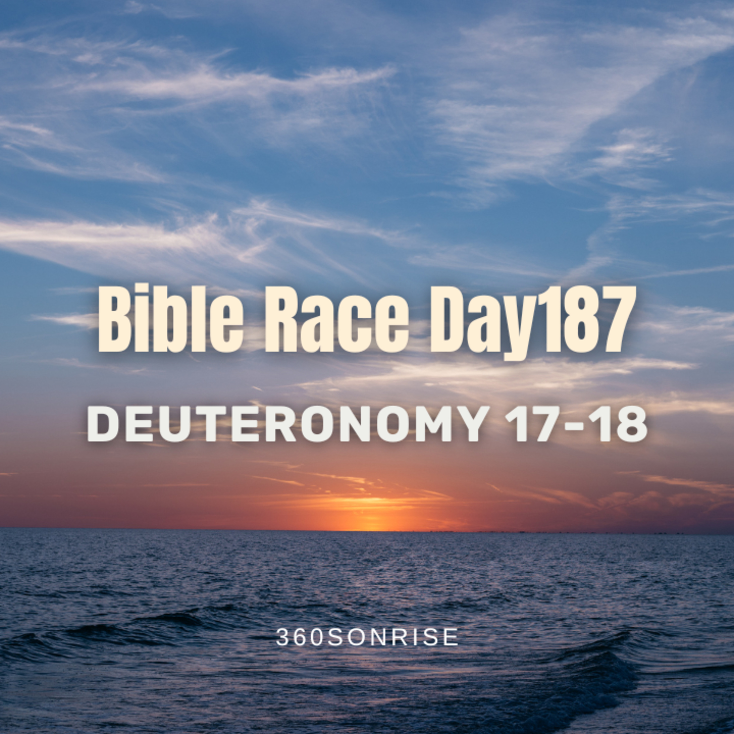 Bible Race 7/6/2026: Day187: Deuteronomy 17-18 episode artwork