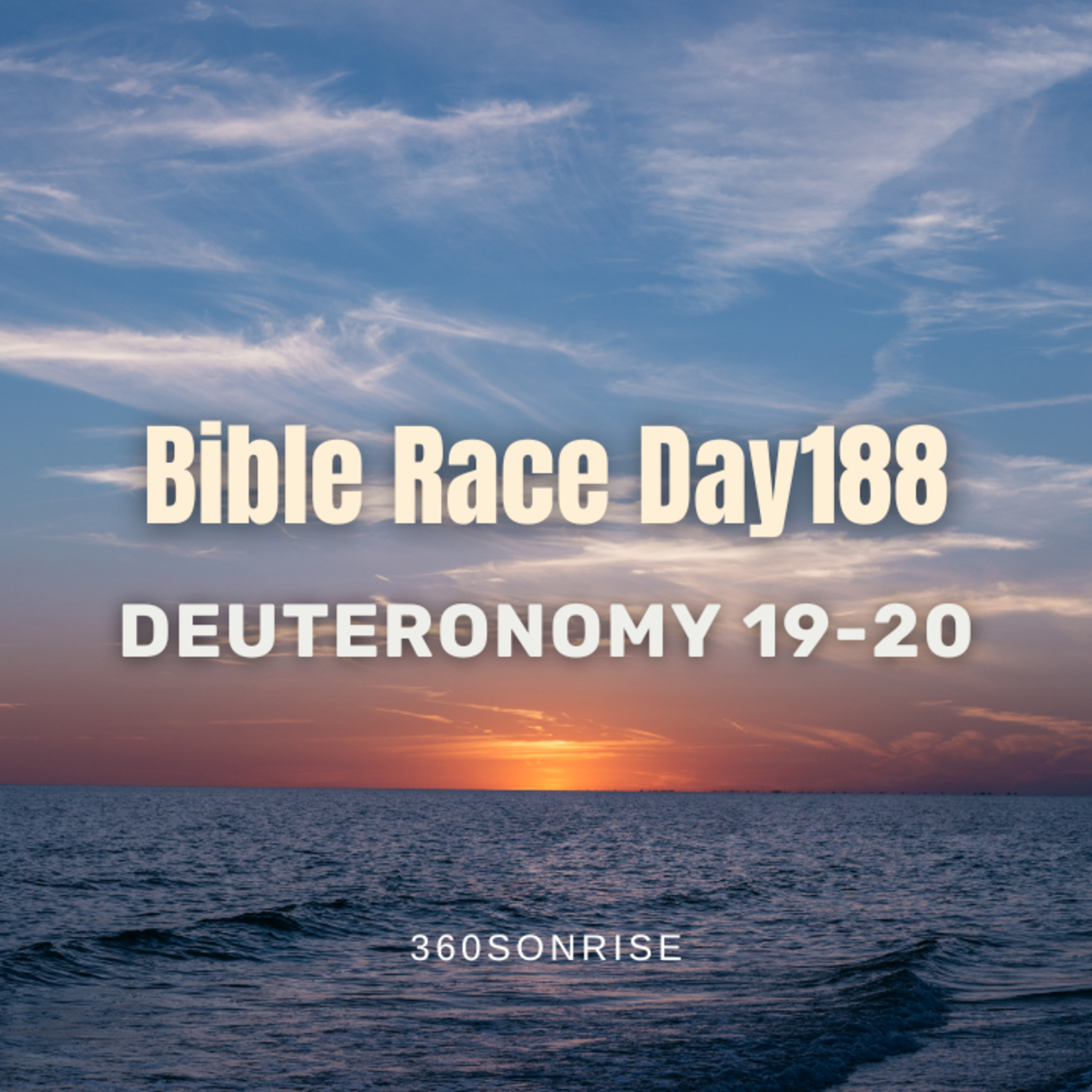 Bible Race 7/7/2026: Day188: Deuteronomy 19-20 episode artwork