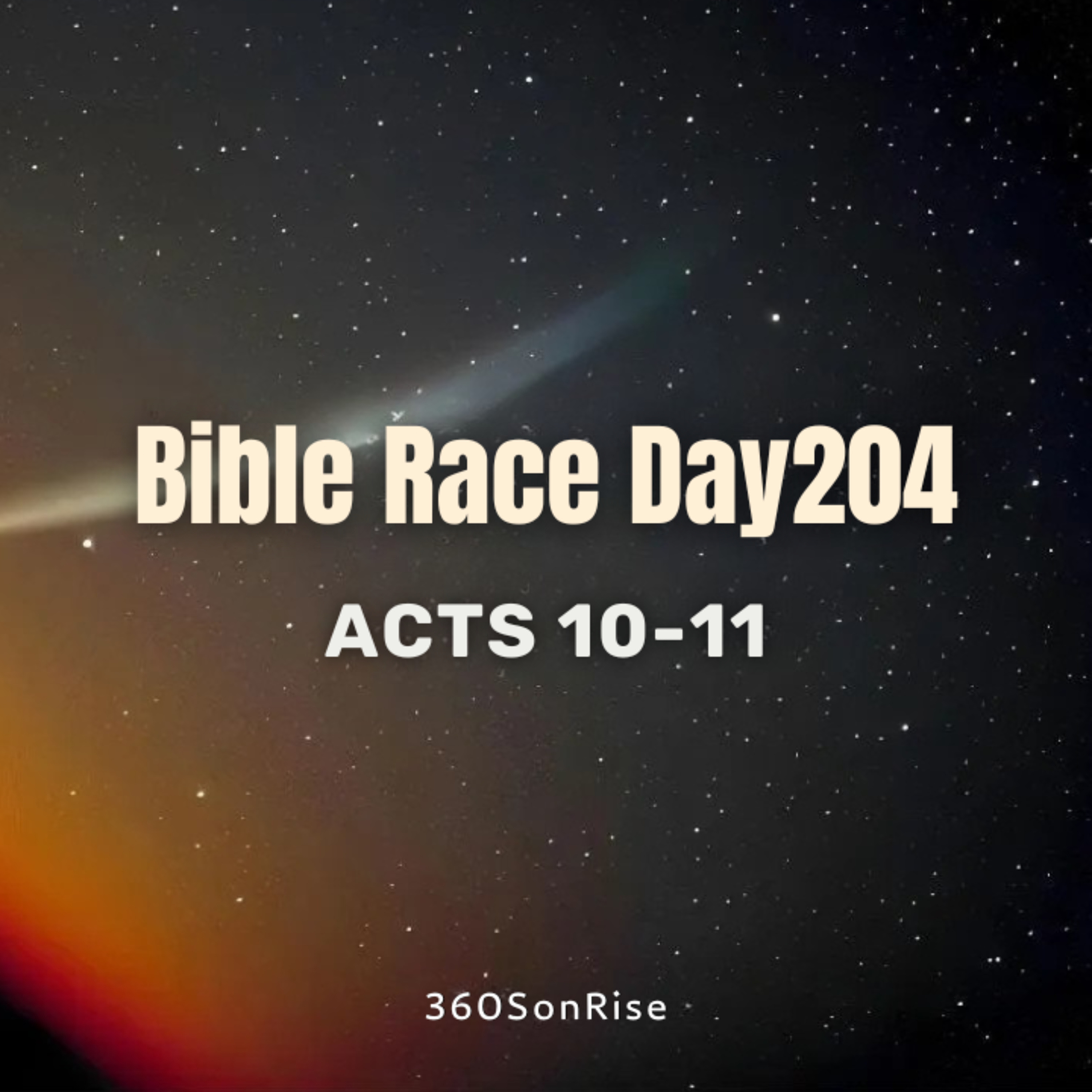 Bible Race 7/23/2026: Day204: Acts 10-11 episode artwork