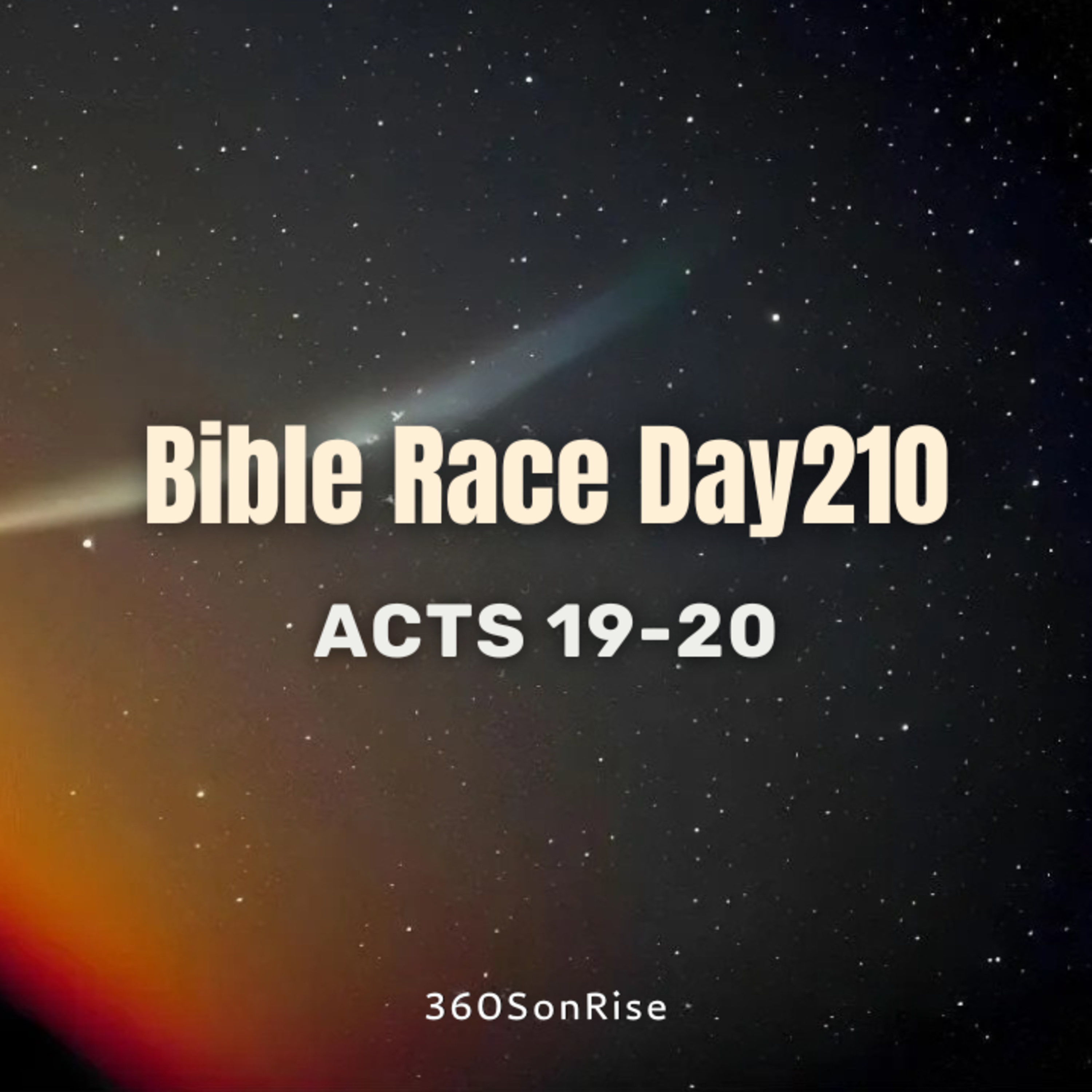 Bible Race 7/29/2026: Day210: Acts 19-20 episode artwork