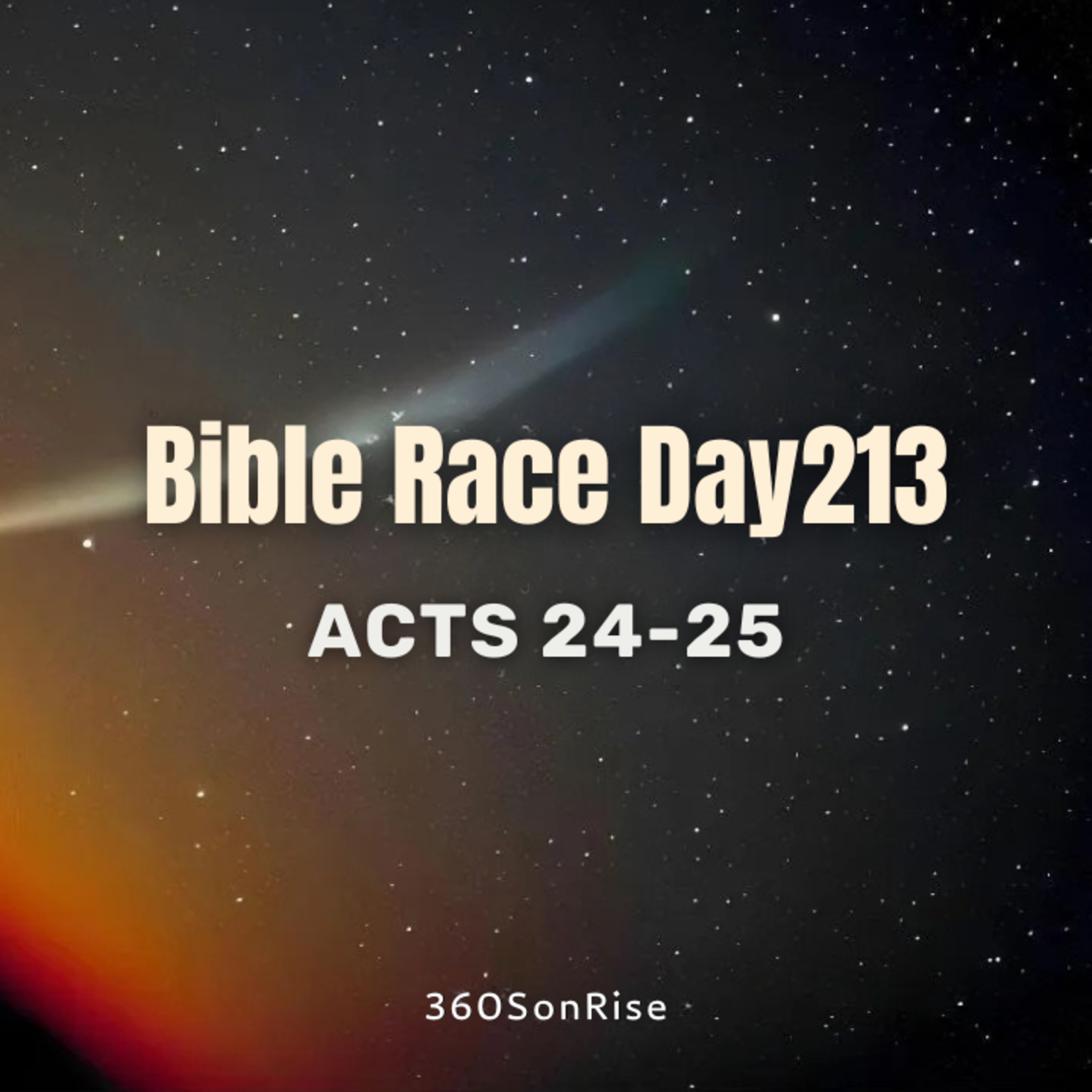 Bible Race 8/1/2026: Day213: Acts 24-25 episode artwork