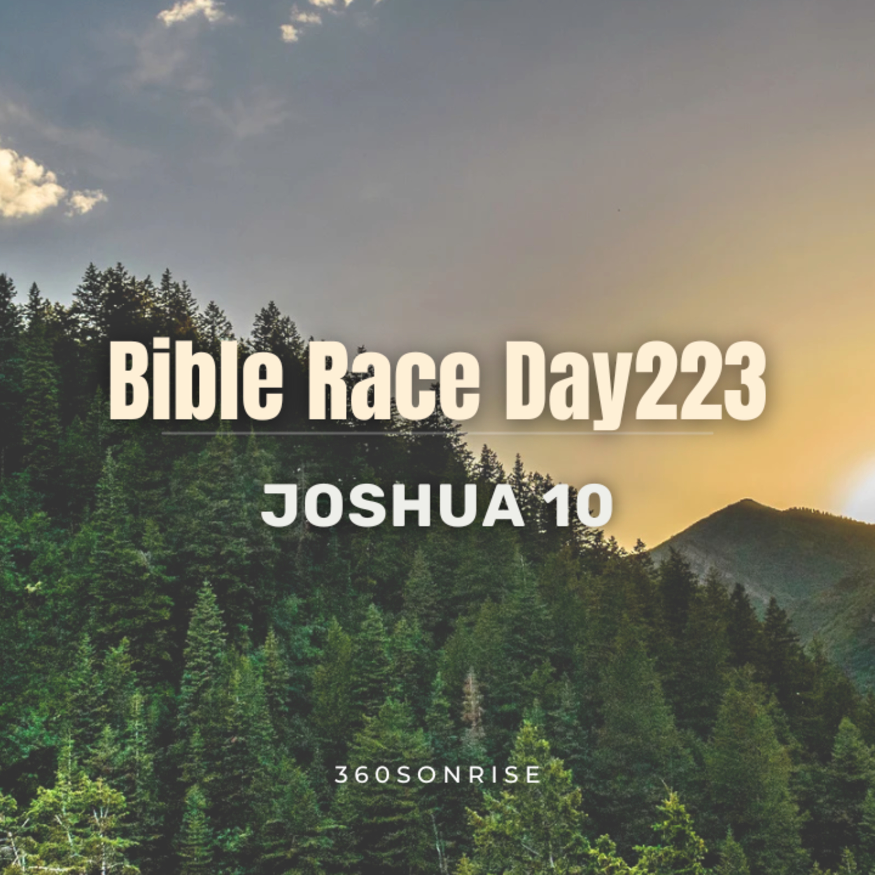 Bible Race 8/11/2026: Day223: Joshua 10 episode artwork