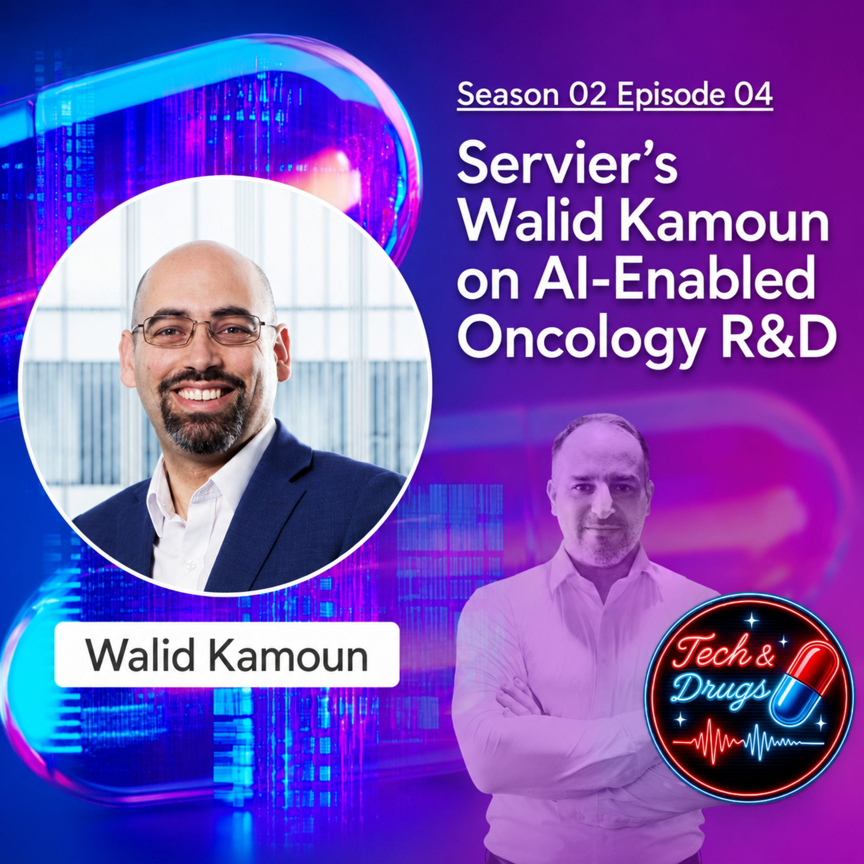 Servier's Walid Kamoun on AI and the Future of Oncology R&D episode artwork