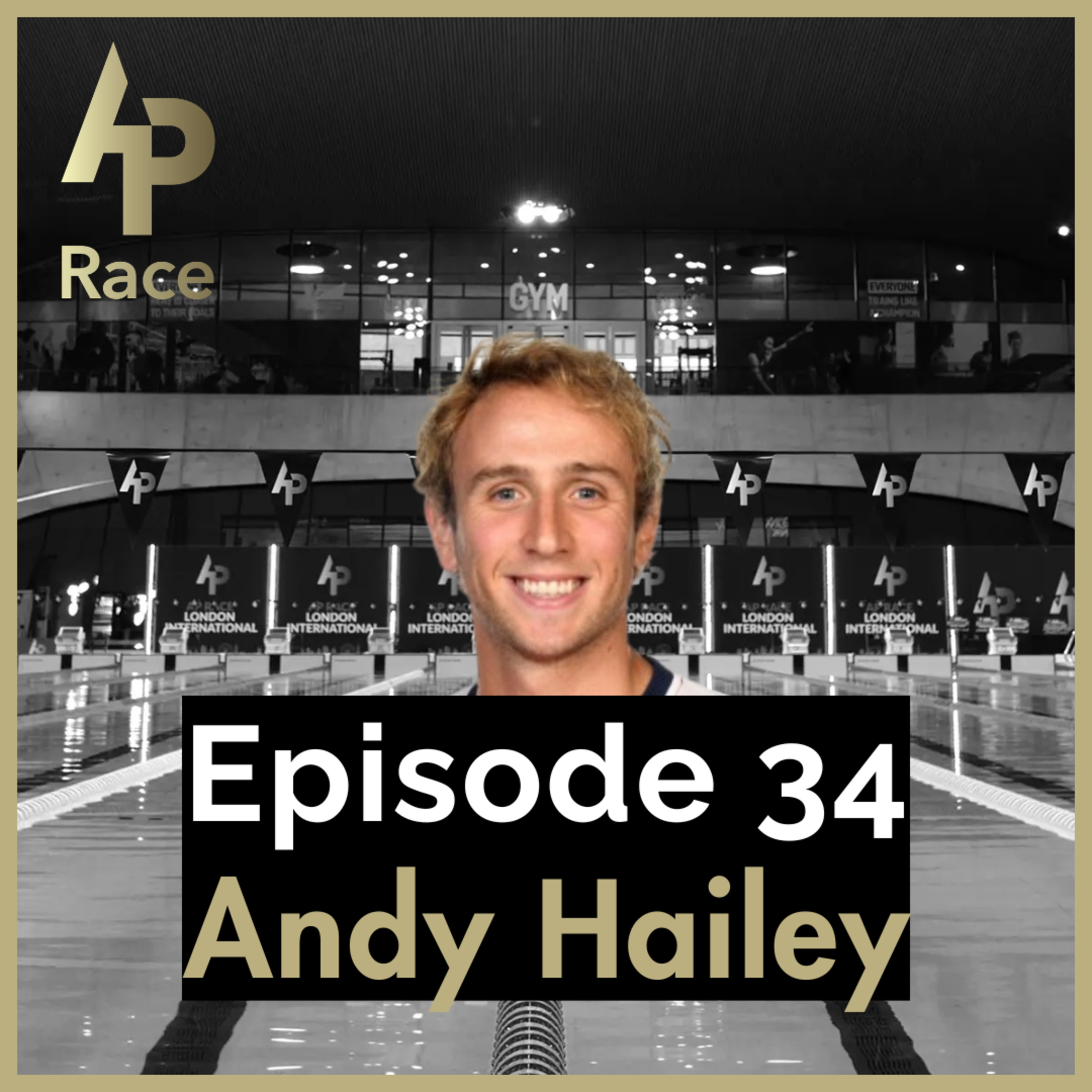 E34 Andy Hailey. Embracing curiosity and exploring learnings from the global swimming community episode artwork
