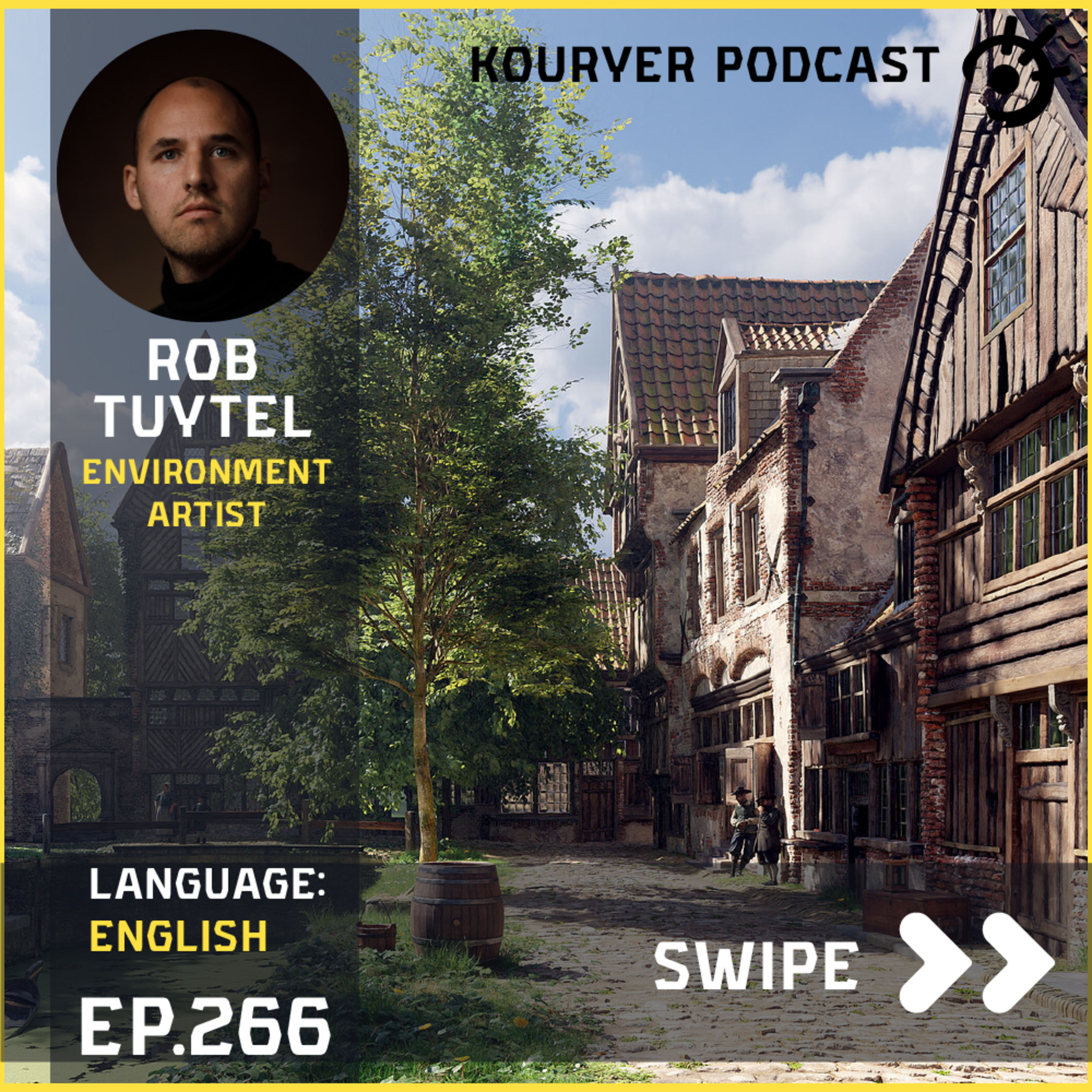 Embracing Creativity in the Face of Advancing Technology" with Rob Tuytel - Kouryer podcast #266 episode artwork