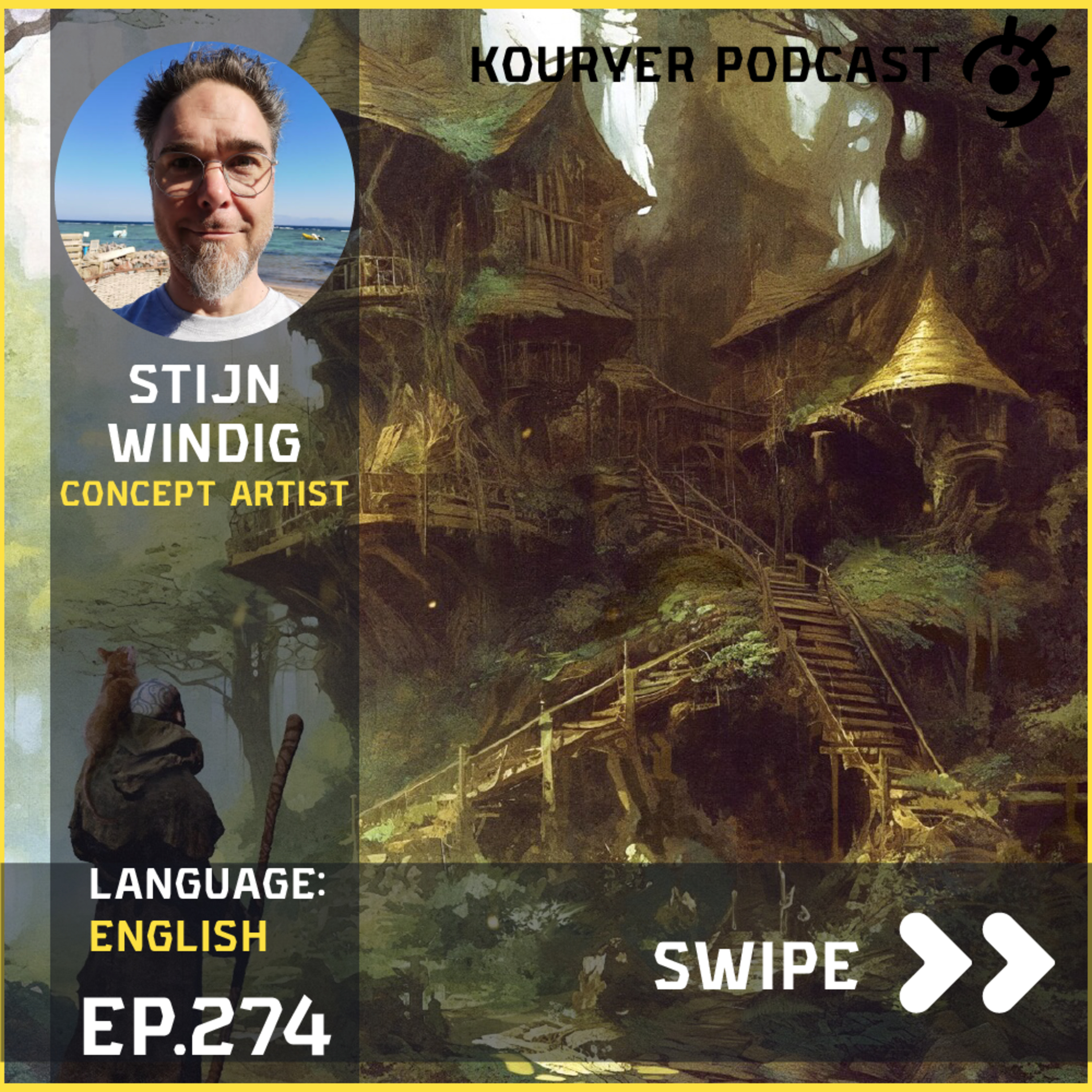 Balancing Work and Passion: Maintaining Artistic Motivation with Stijn Windig - Kouryer podcast #274 episode artwork