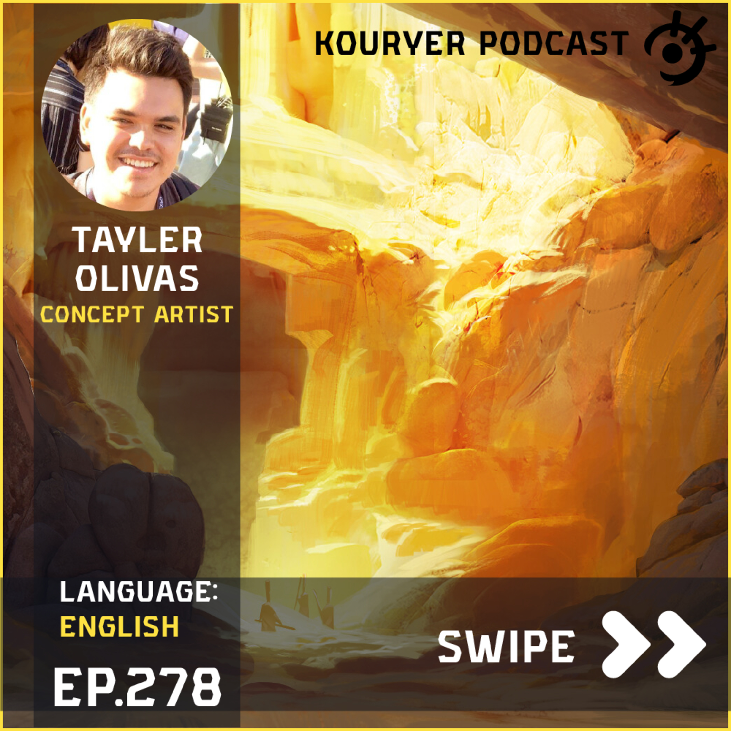 Concept Art Career Insights: Navigating the Industry with Tayler Olivas - Kouryer podcast #278 episode artwork