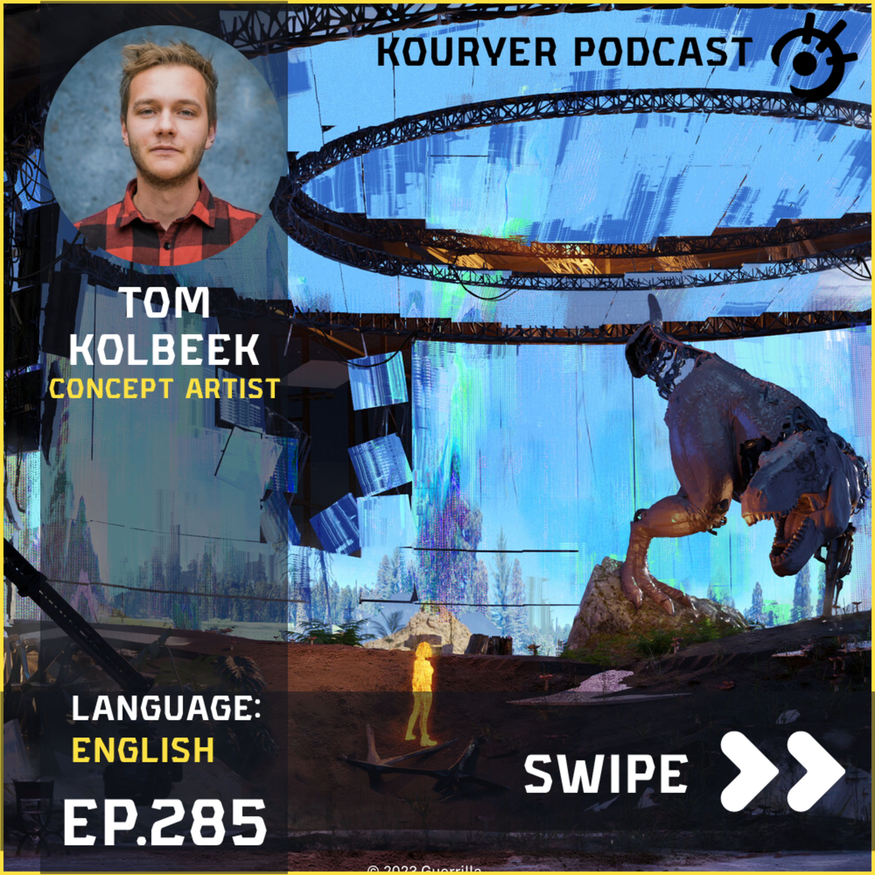 Mastering Workflow Techniques for Creating Stunning Visuals with Tom Kolbeek - Kouryer podcast #285 episode artwork