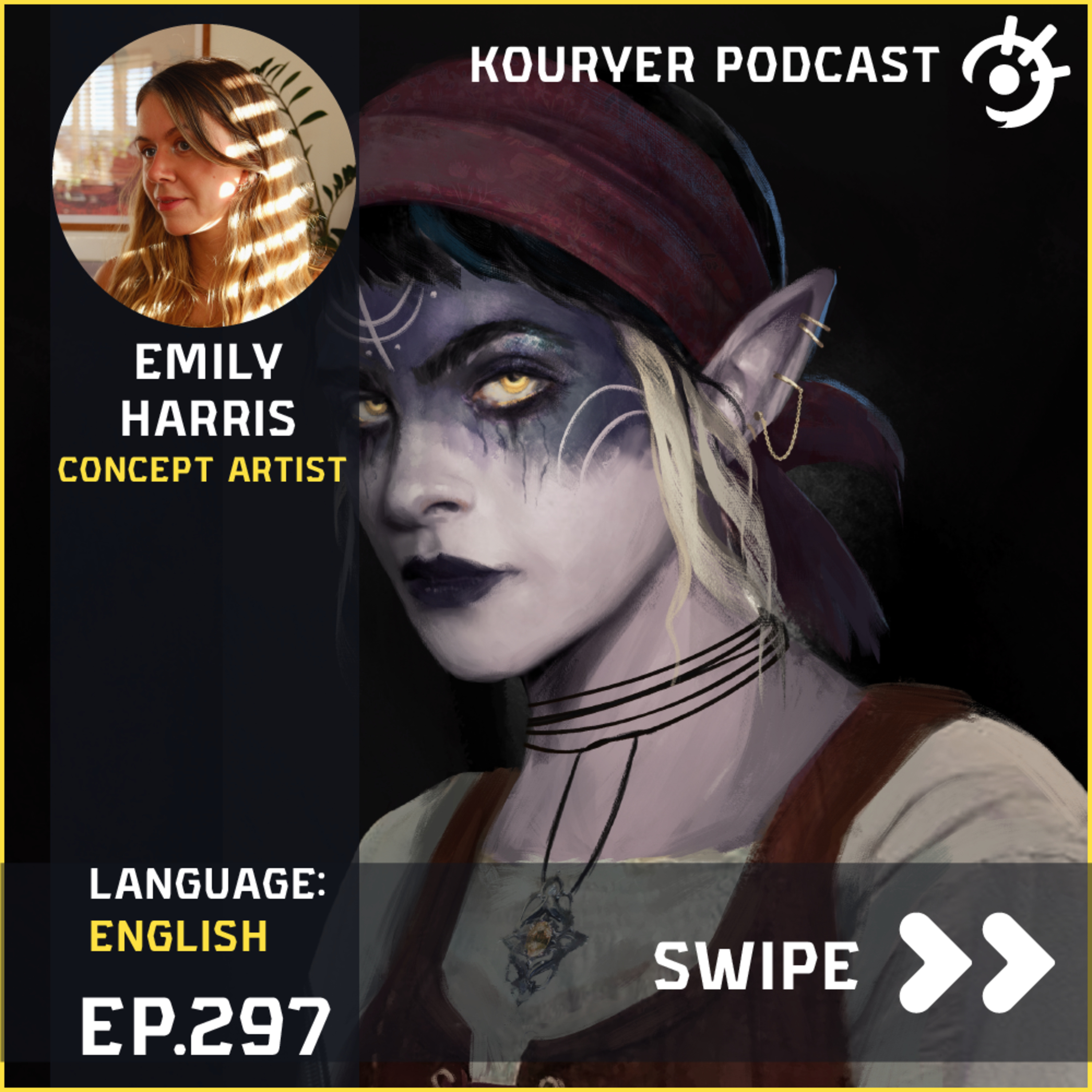 Getting into the game industry With Emily Harris - Kouryer podcast #297 episode artwork