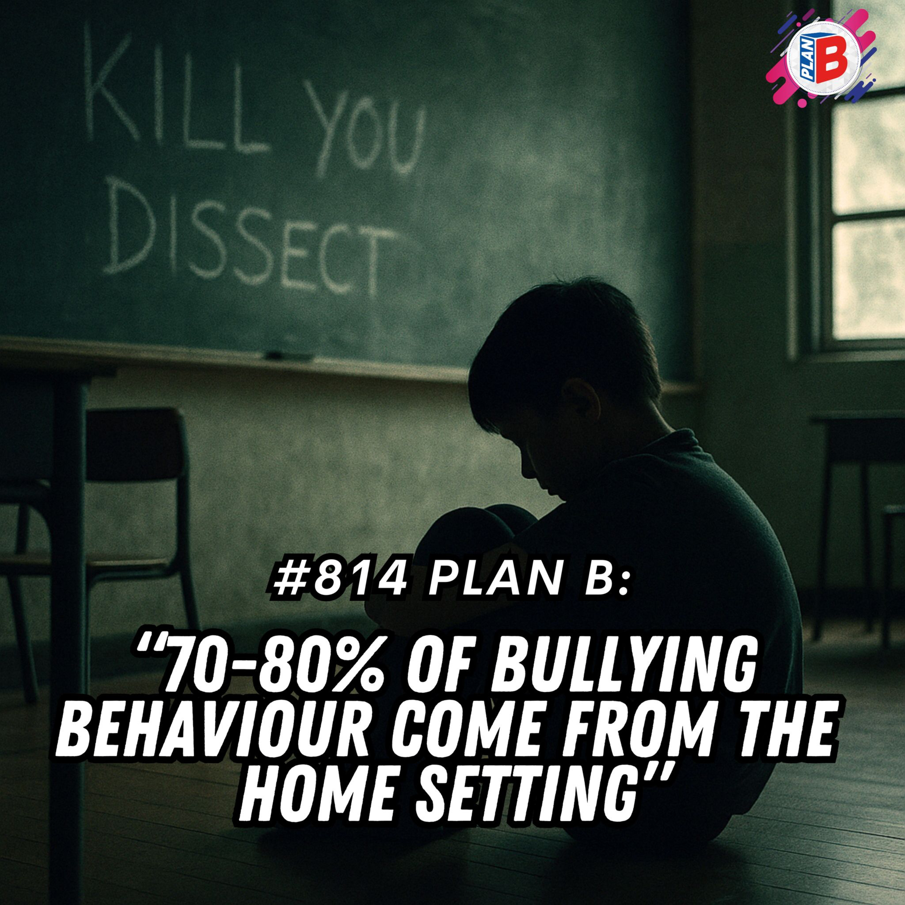 #814 “70-80% of bullying behaviour come from the home setting”