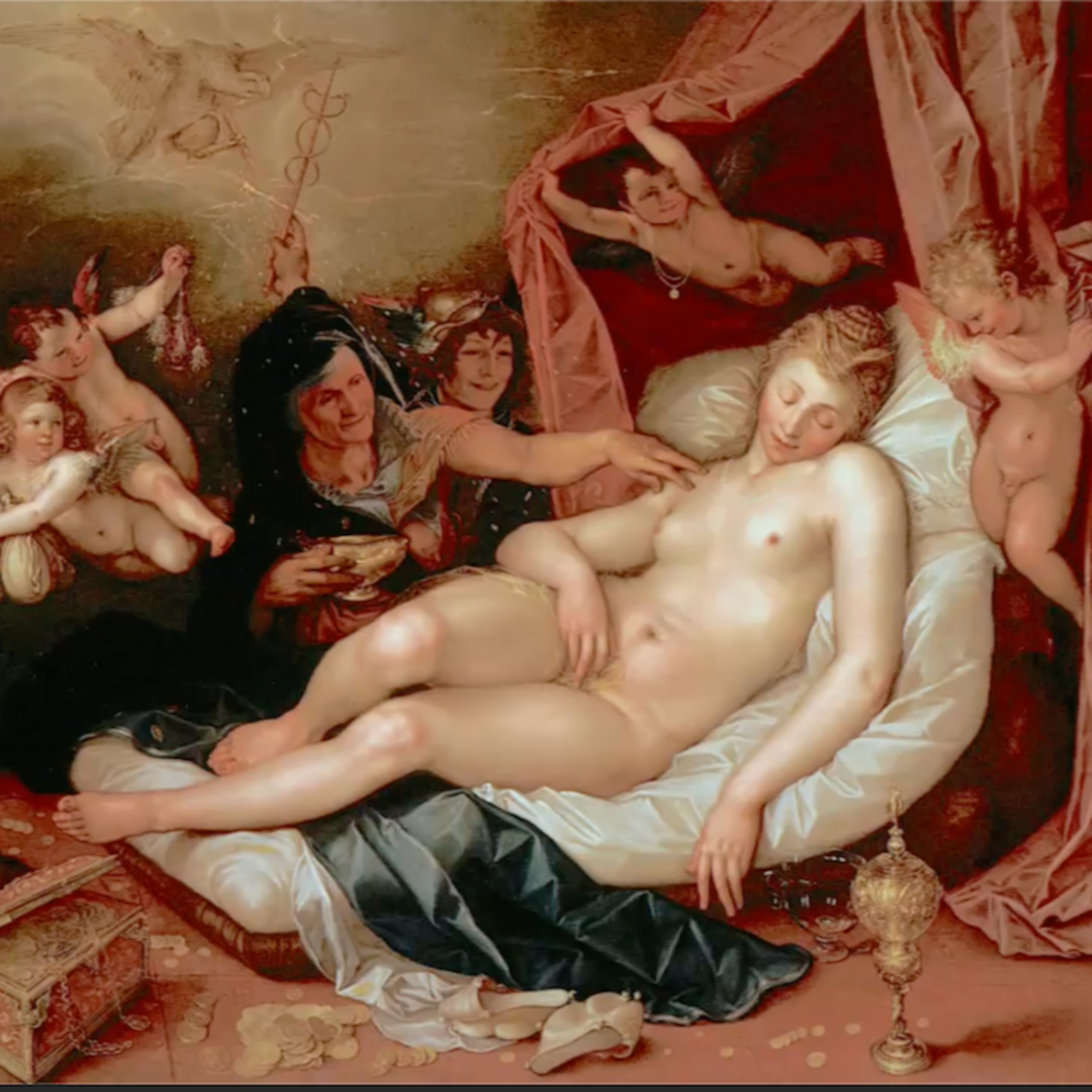 N° 181 - Danae couverte d'or !