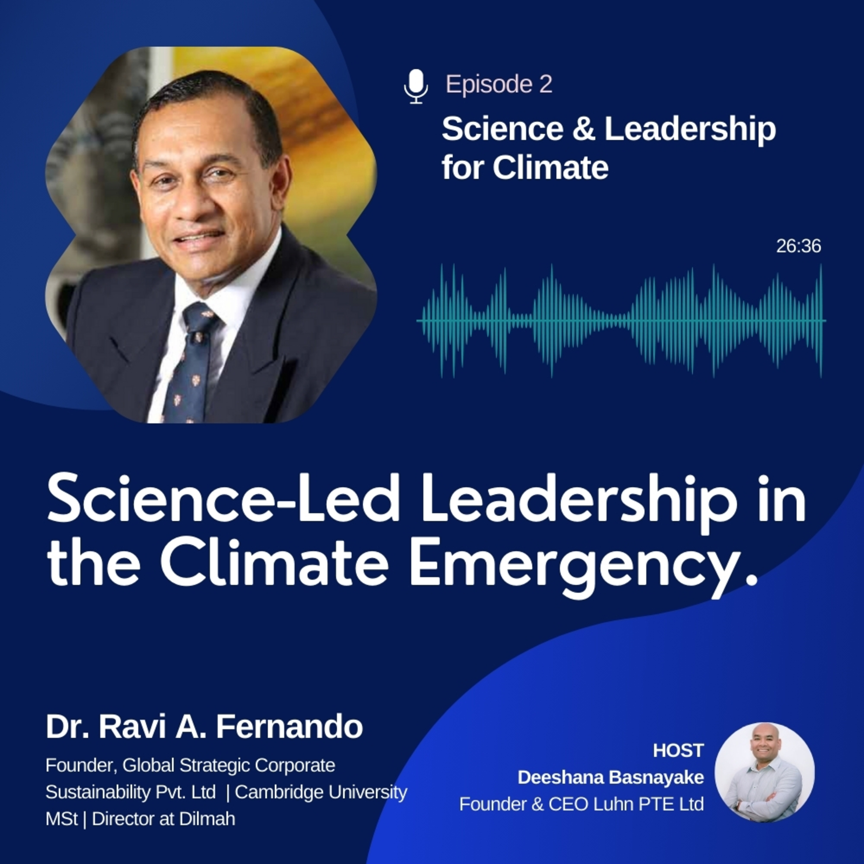 Science-Led Leadership in the Climate Emergency  episode artwork