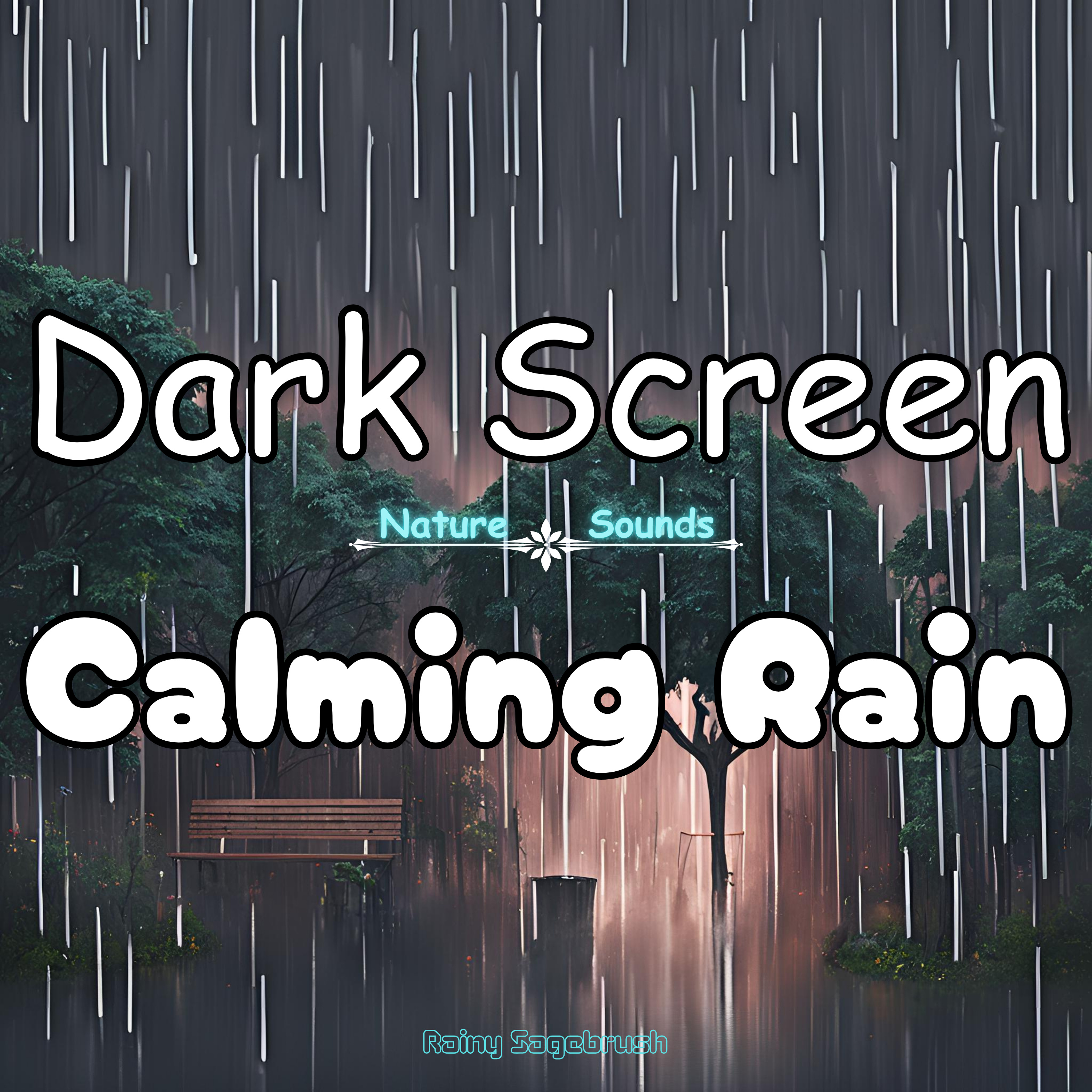 SOFT RAIN Sounds for Sleeping Dark Screen | Sleep and Relaxation | Black Screen episode artwork