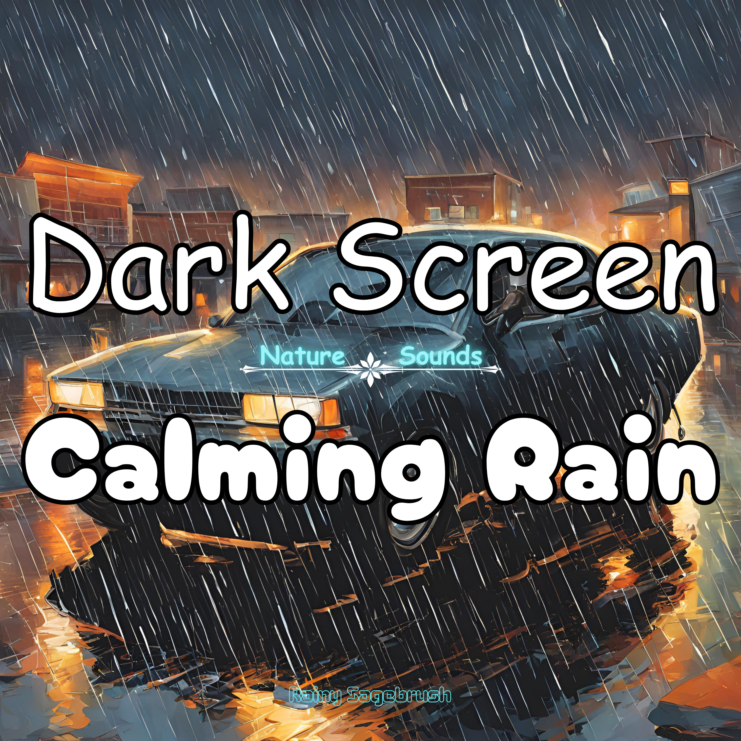 SOFT RAIN Sounds for Sleeping Dark Screen | Sleep and Relaxation | Black Screen episode artwork