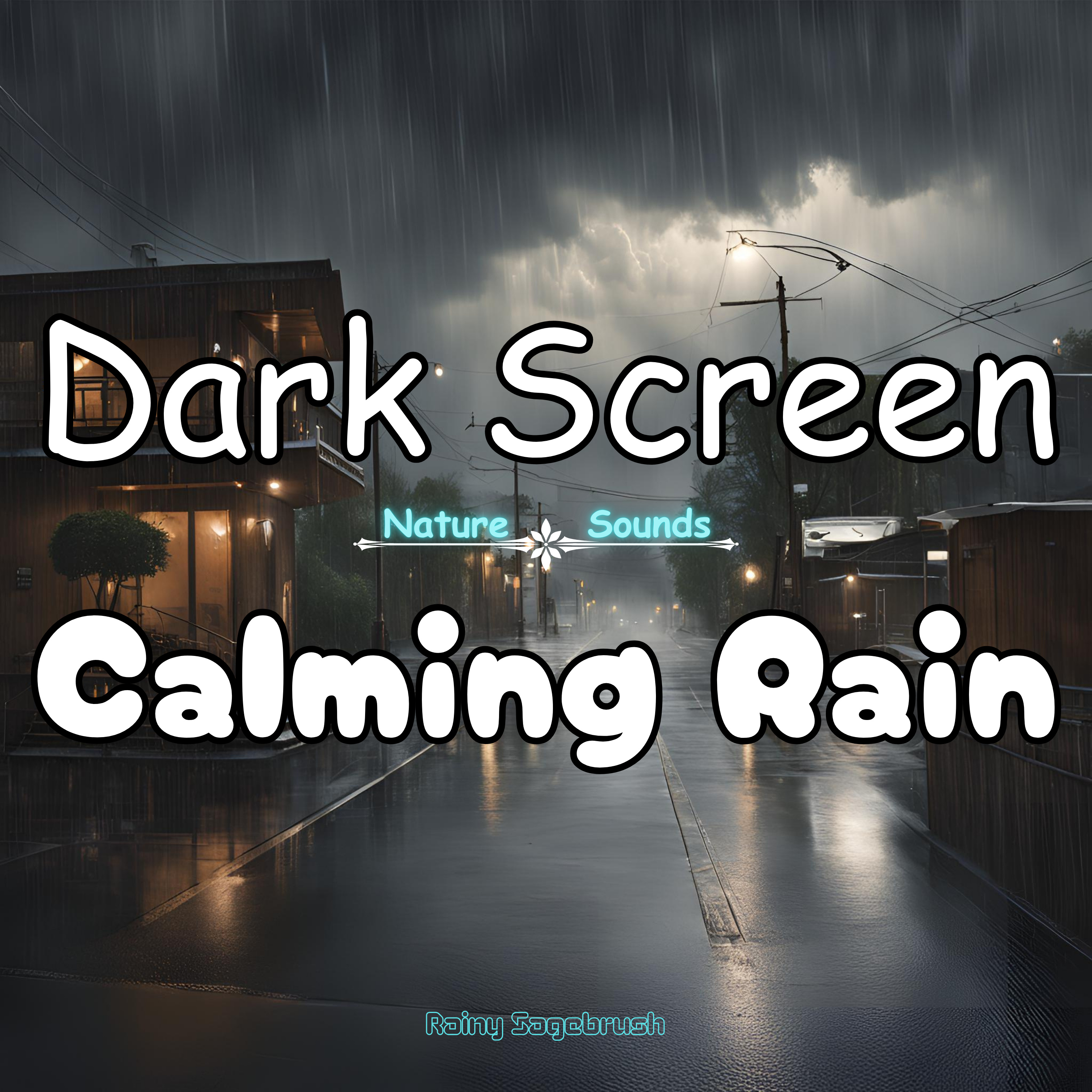 GENTLE RAIN Sounds for Sleeping BLACK SCREEN | Sleep and Meditation | Dark Screen Nature Sounds episode artwork