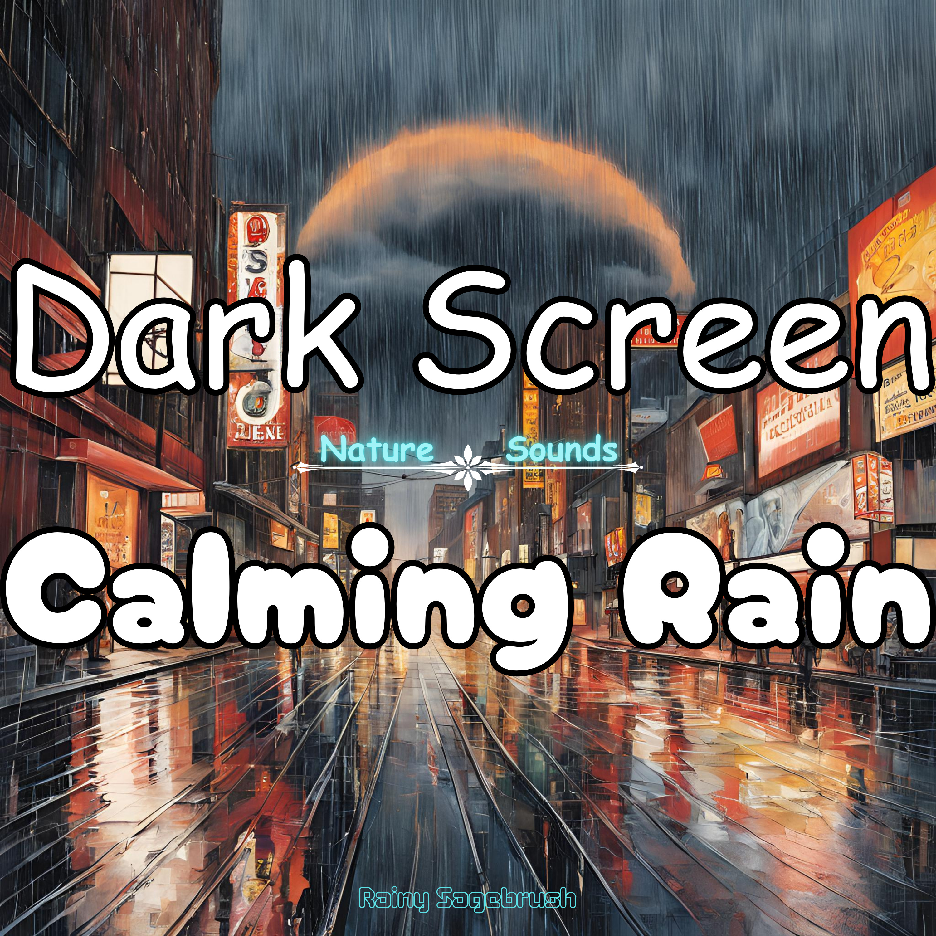 12 Hours of LIGHT RAIN Sounds for Sleeping | Sleep and Relaxation | Nature Sounds | Dark Screen | Black Screen episode artwork