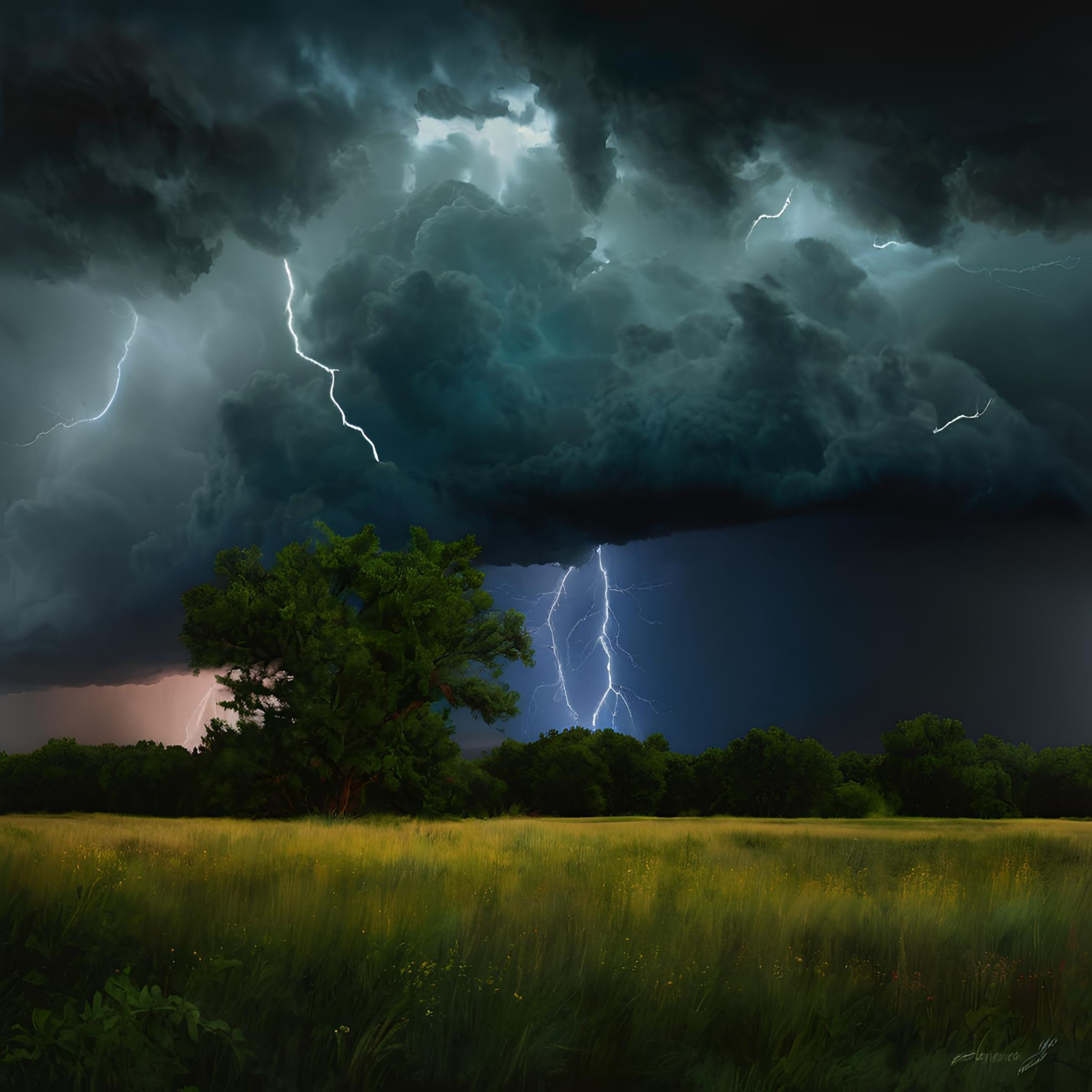 Rain Sounds with Rolling Oklahoma Thunder - 12 Hours episode artwork