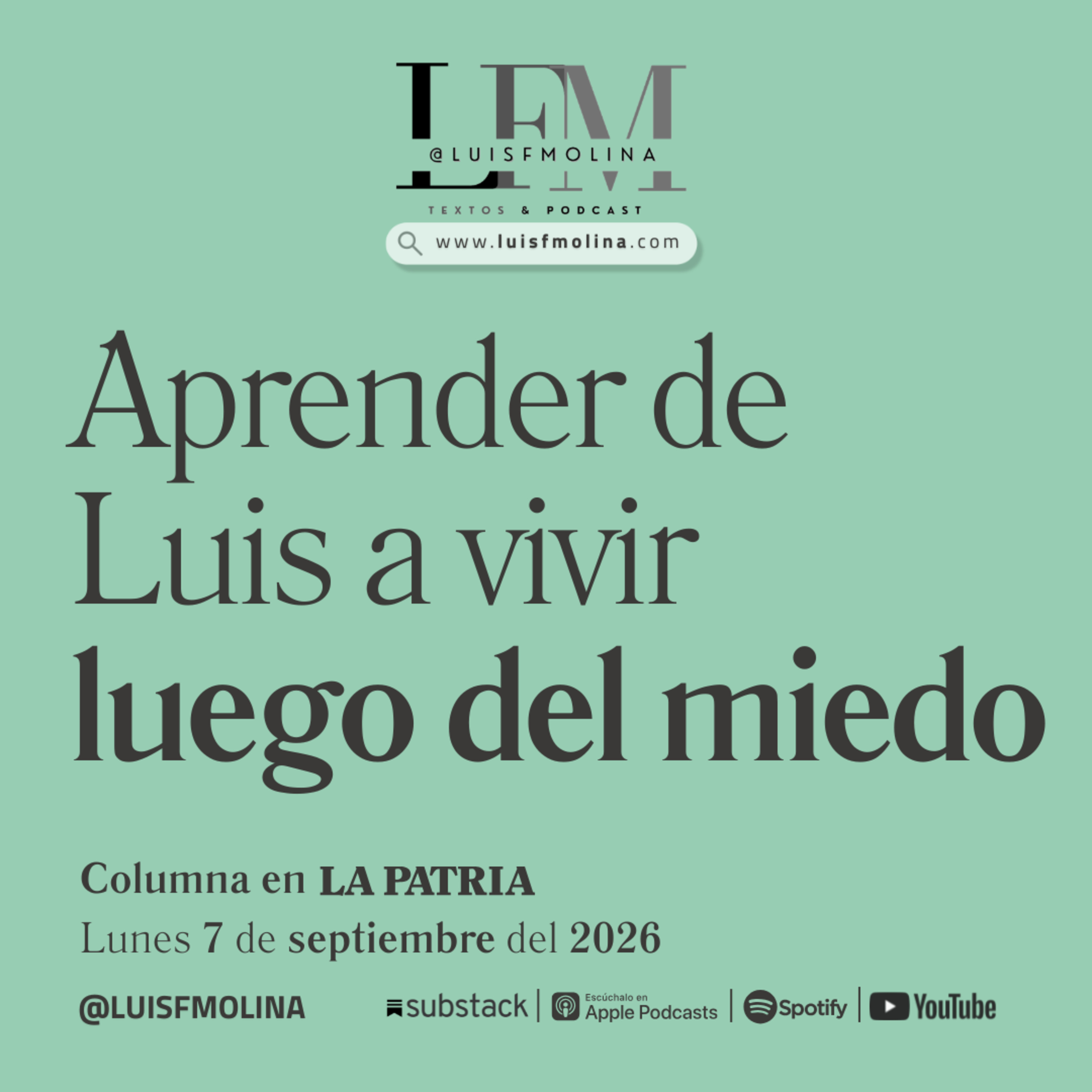 43. Vivir después del miedo, cómo cambia el sentido de la vida después de ver la muerte de frente