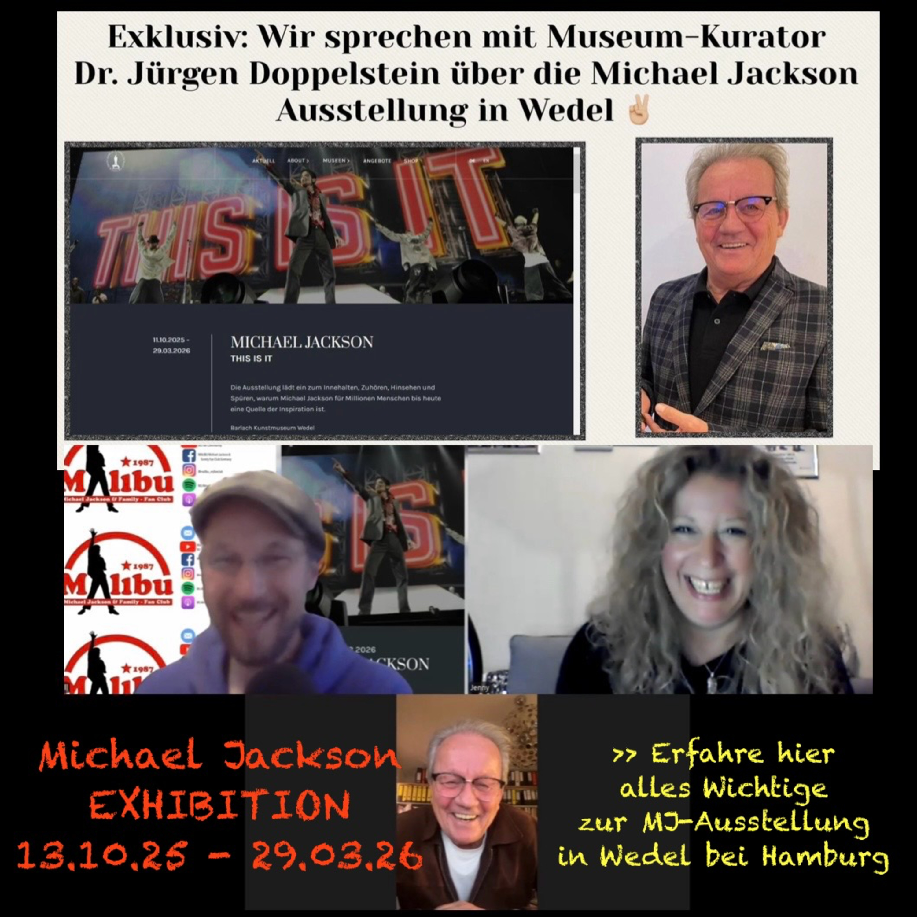 Unser Interview mit Museumskurator Dr. Jürgen Doppelstein - zur MICHAEL JACKSON Ausstellung in Wedel episode artwork
