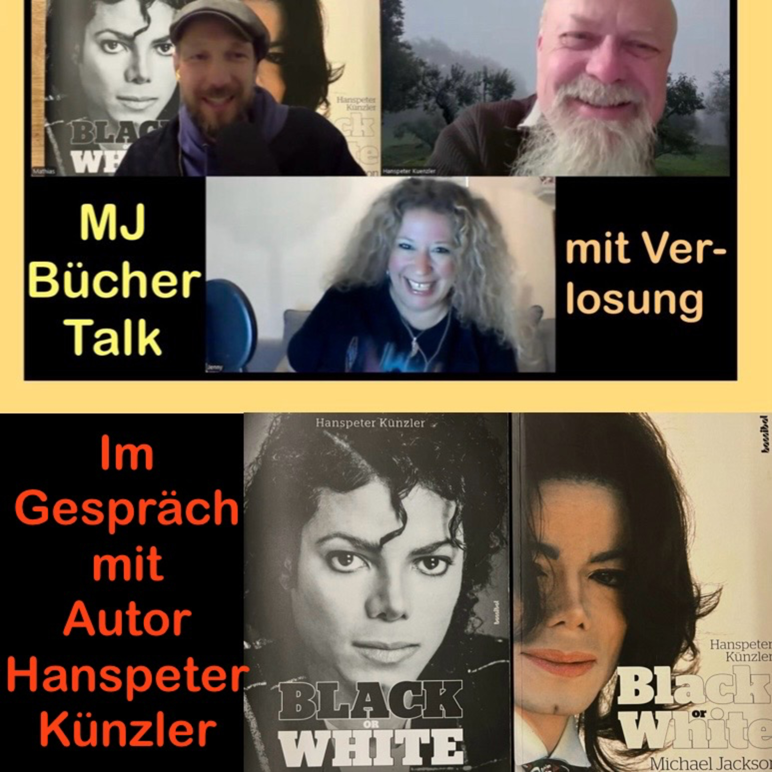 Bücher-Talk mit Hanspeter Künzler, Autor der MJ-Biographie „Black or White“ (09/25) - mit Verlosung episode artwork