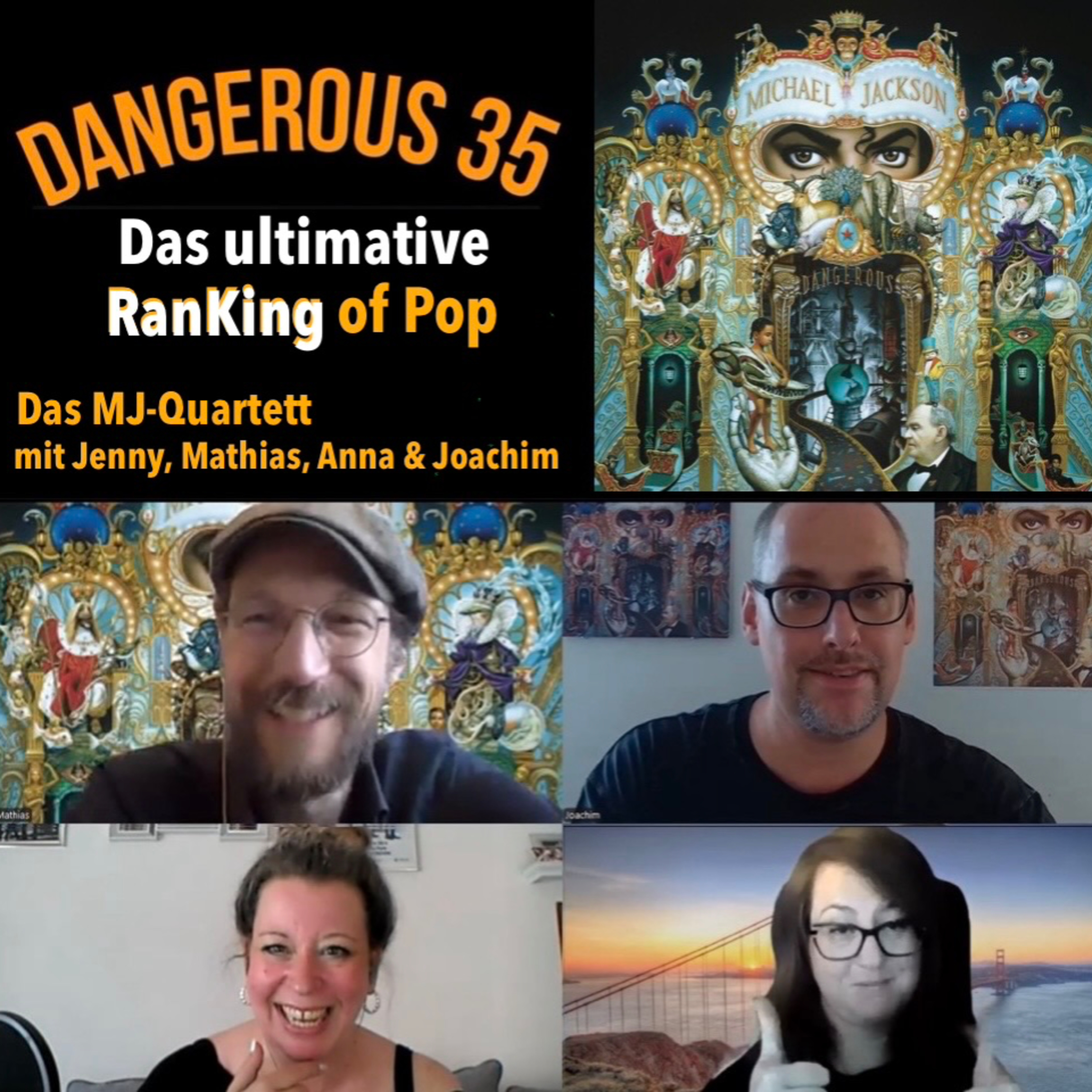 DANGEROUS 35 — Das ultimative RanKING of POP (Malibu‘s MJ-Quartett 2026) episode artwork