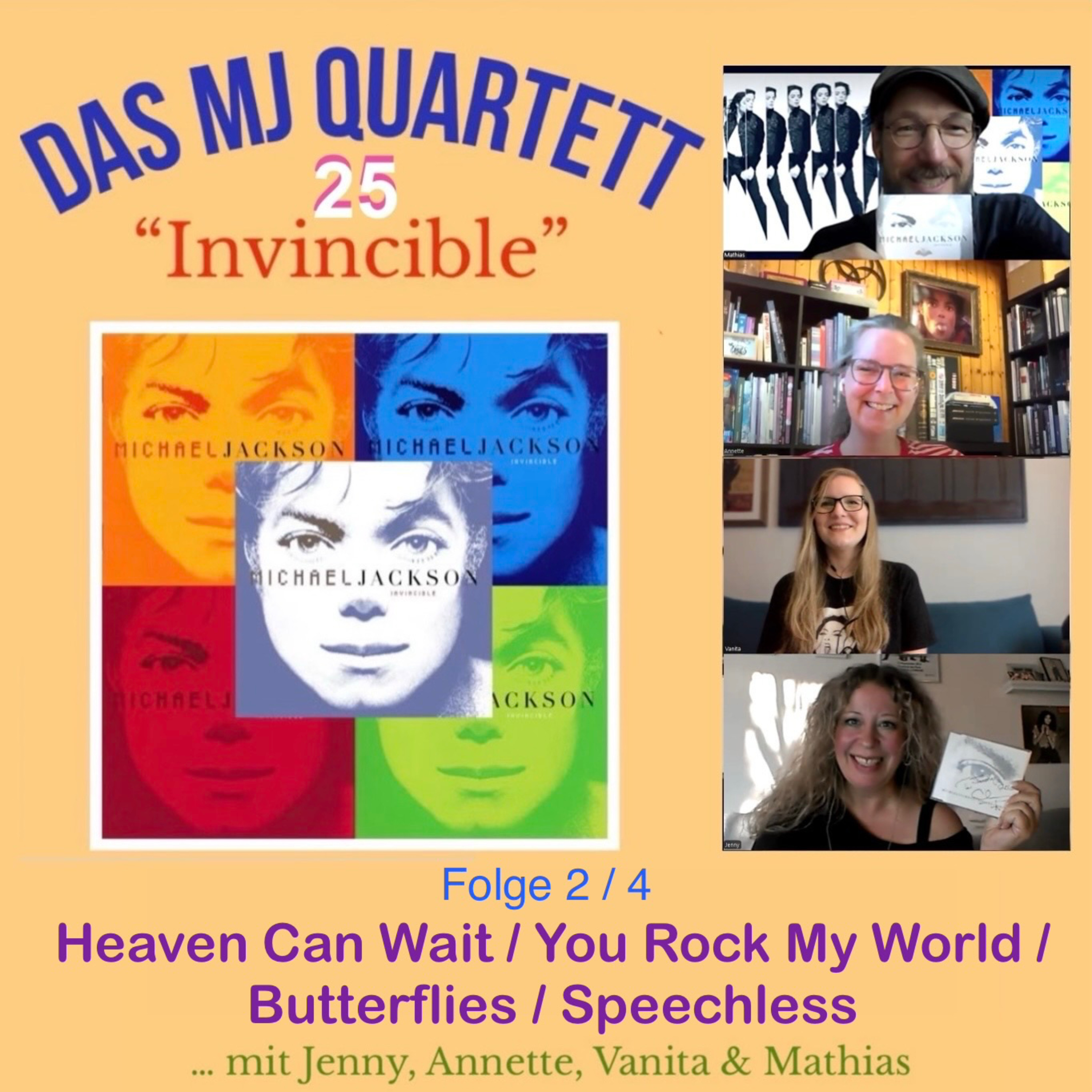 Das MJ-Quartett: INVINCIBLE 25 - 2/4 — „Heaven Can Wait“, „You Rock My World“, „Butterflies“ & „Speechless“