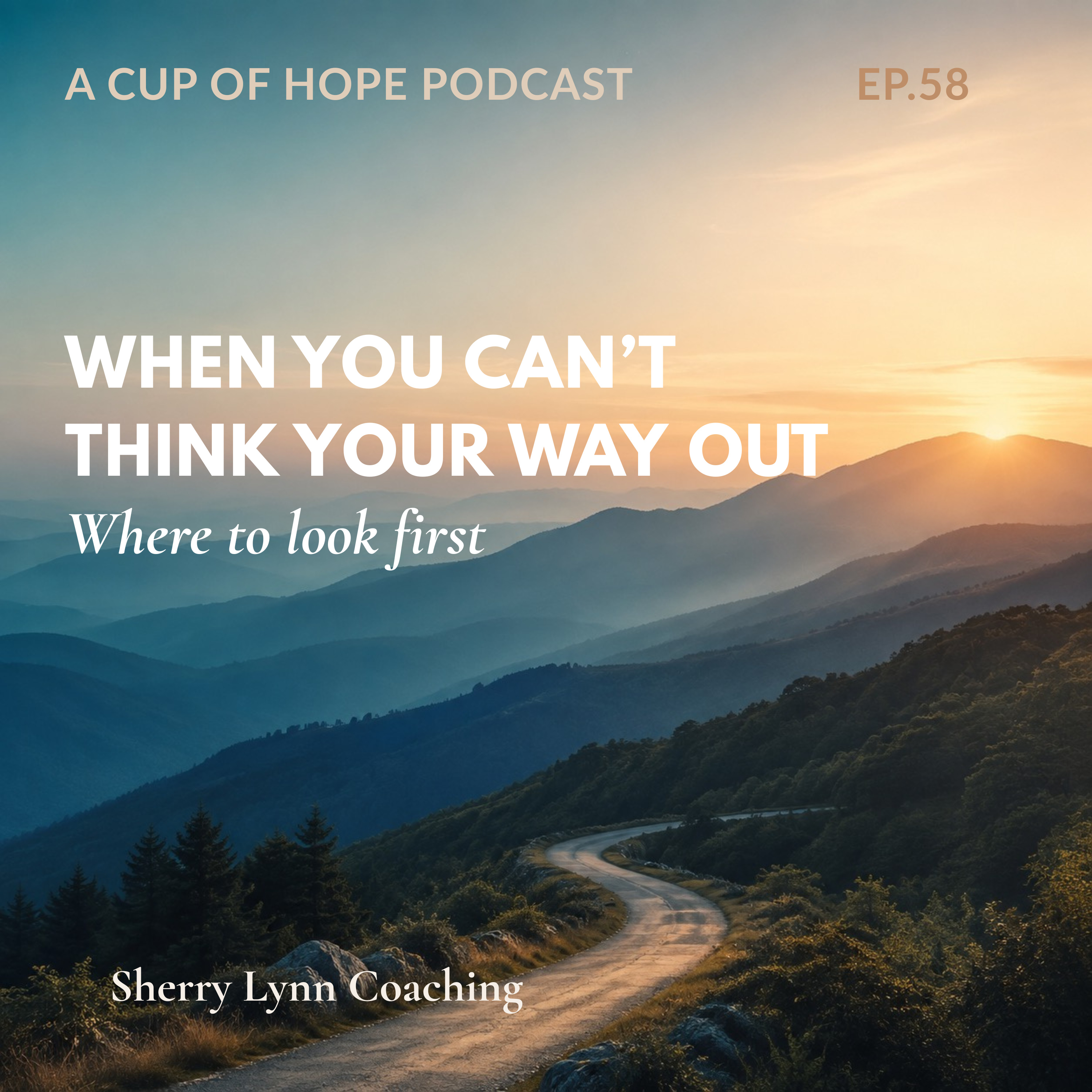 WHEN YOU CAN’T THINK YOUR WAY OUT: Where to Look First episode artwork