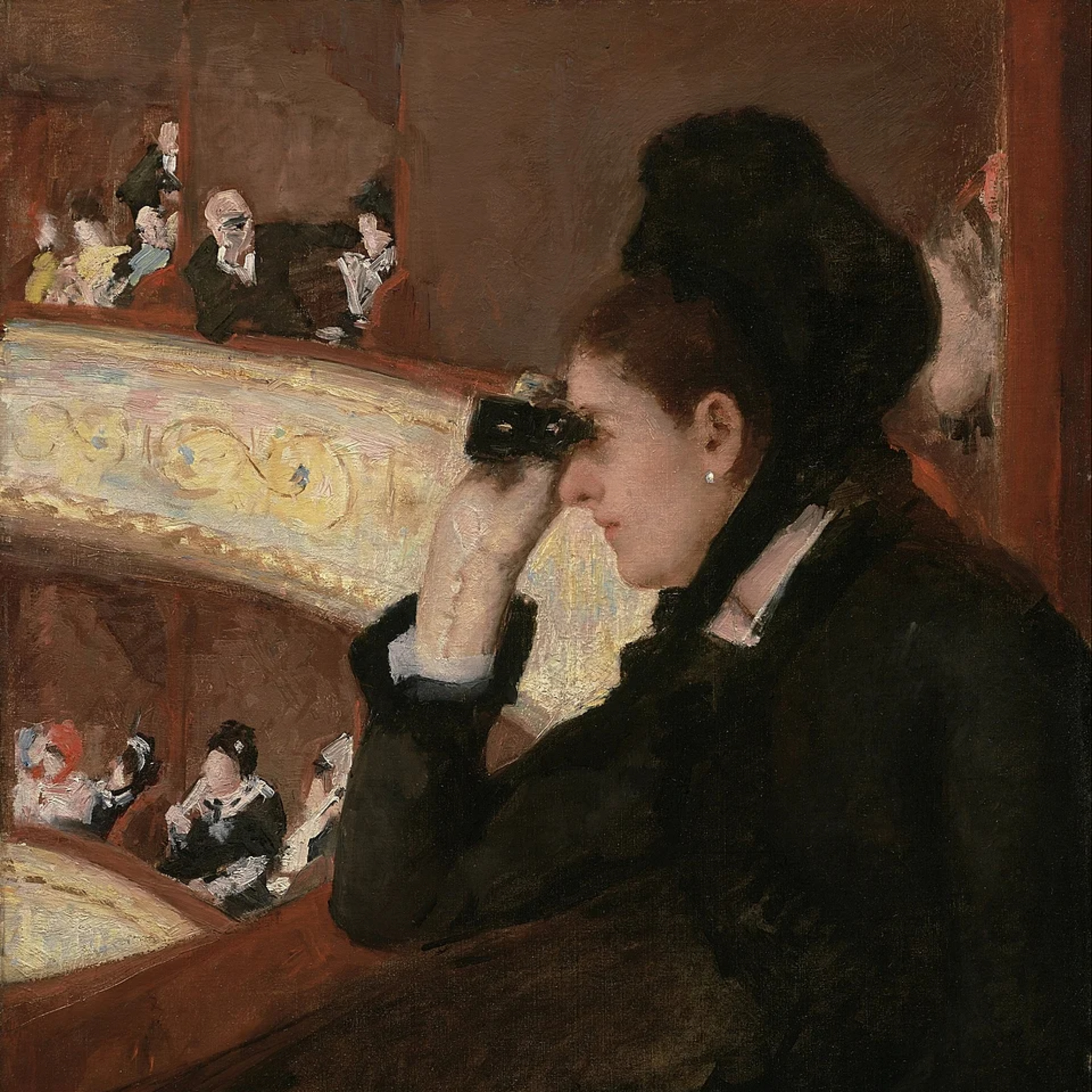 The Art of Being Seen: Cassatt's Bold Woman in the Loge