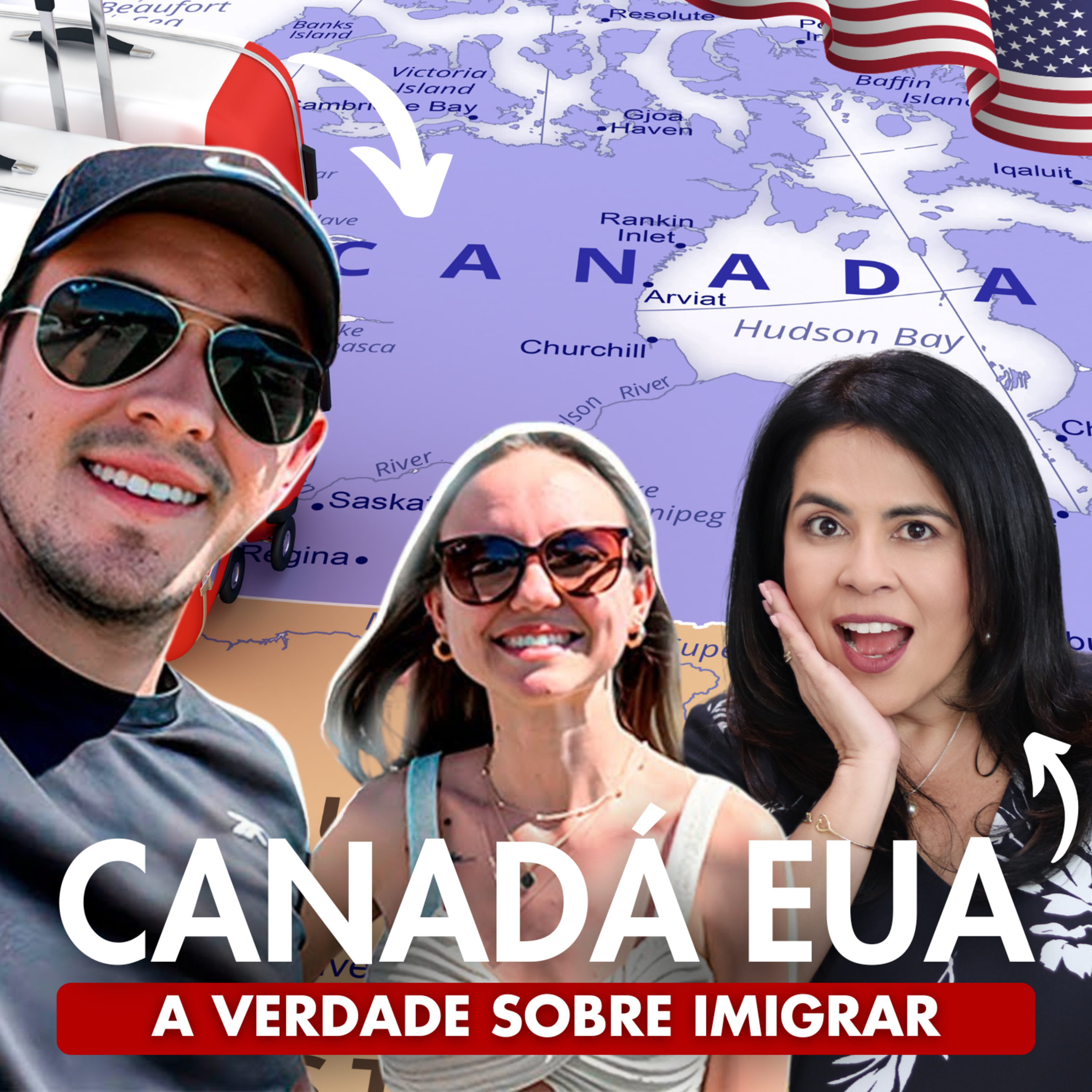 Do Brasil para o Canadá: A Verdade Sobre Viver Fora! | ft. Brasileiros ao Mundo - The Minouche Martins Podcast EP. 05 episode artwork