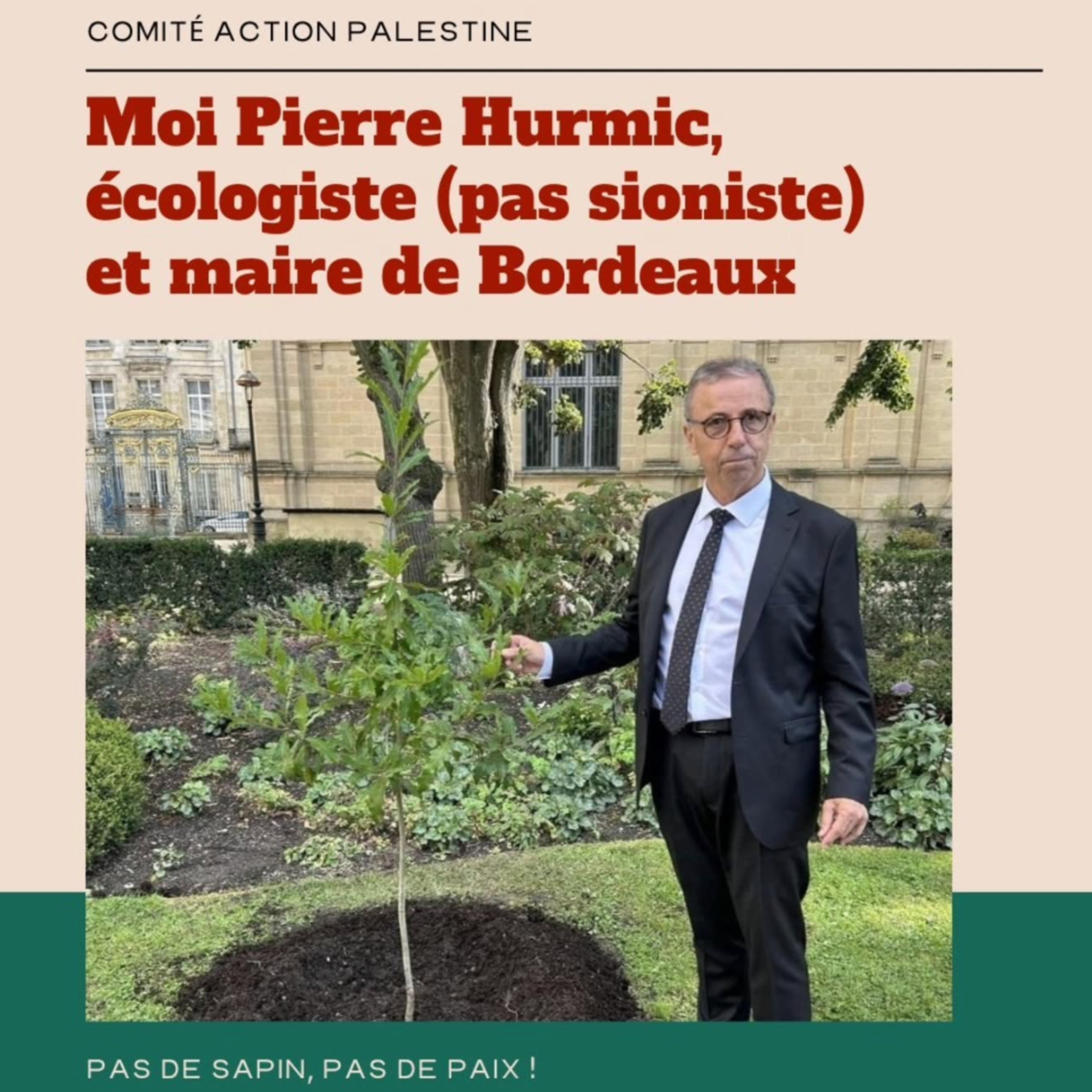 Moi Pierre Hurmic, écologiste (pas sioniste) et maire de Bordeaux  episode artwork