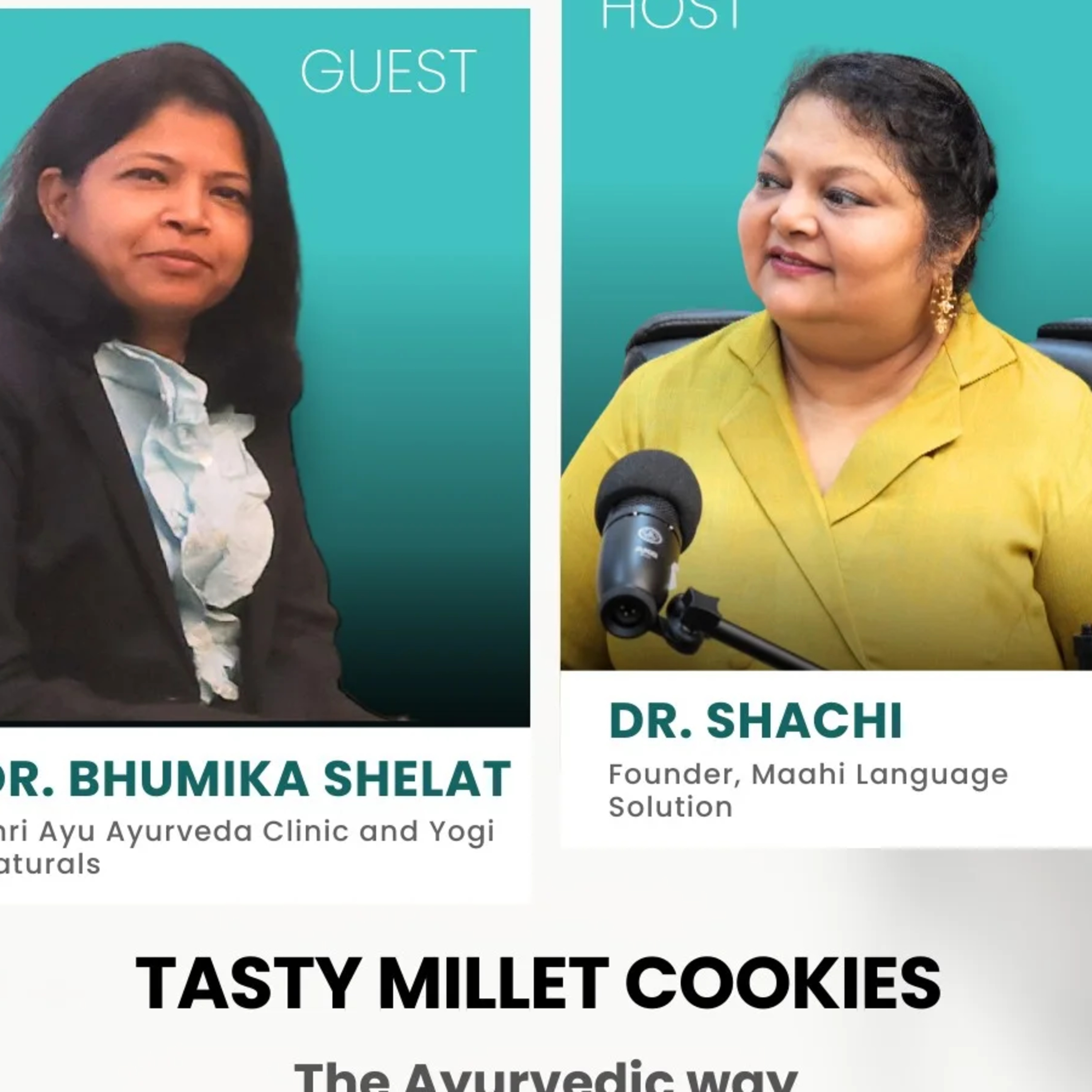 From Ayurveda to Millet Cookies | Dr. Bhumika Shelat’s Gut-Healthy Journey | V3 Podcast | Dr. Shachi episode artwork
