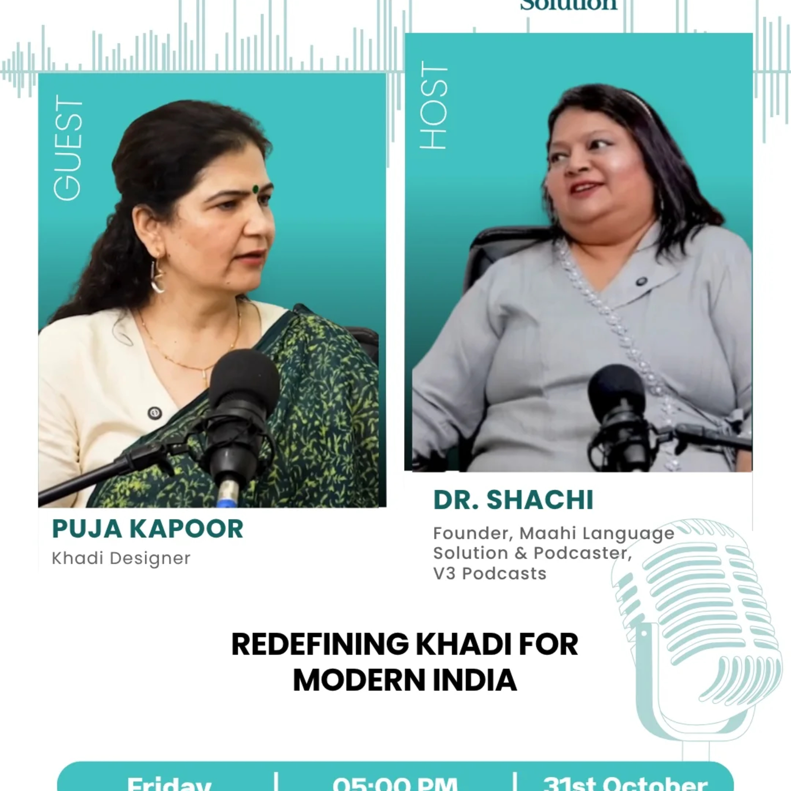 Khadi & Craftsmanship: Puja Kapoor on Sustainability, Heritage & India’s Iconic Fabric