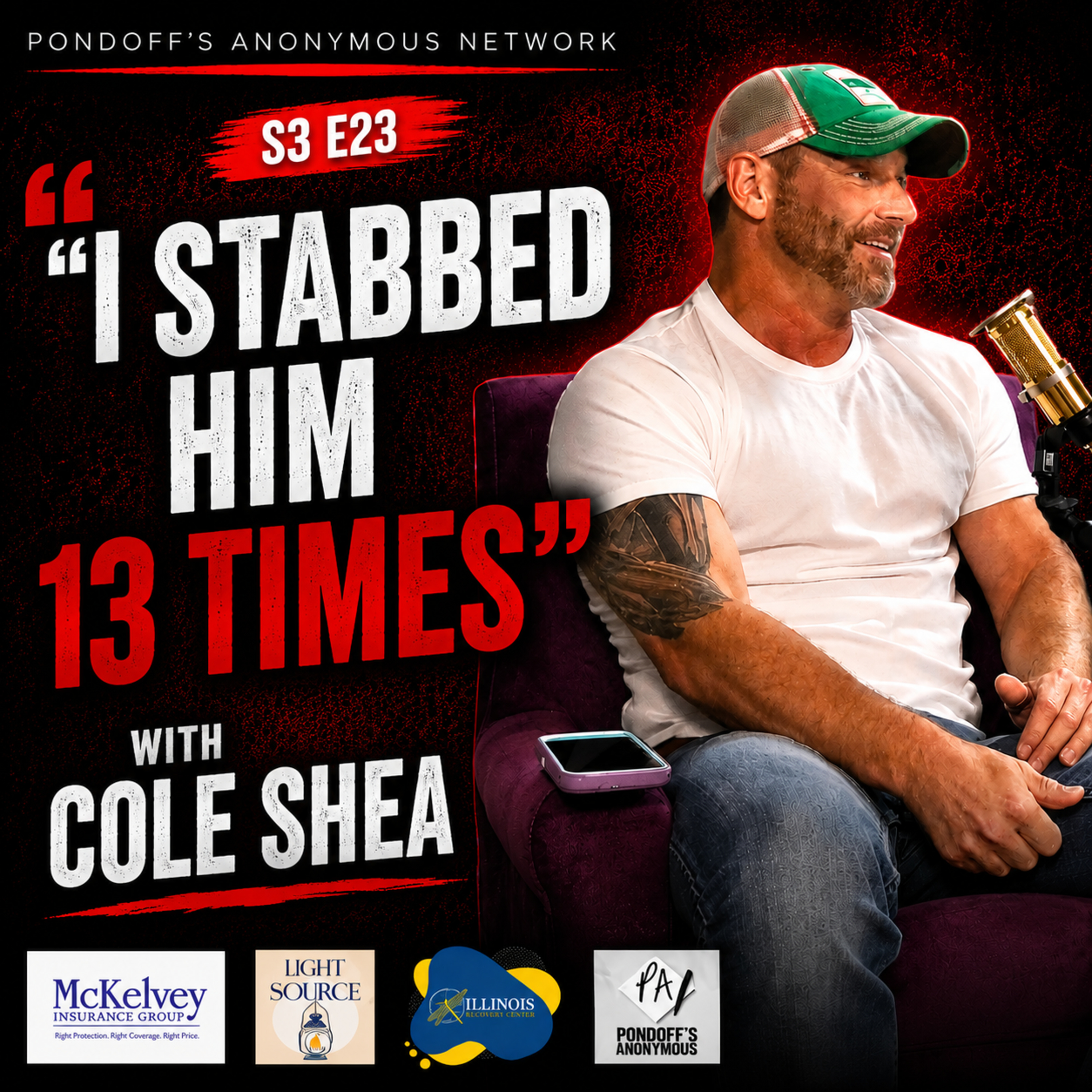 "I Stabbed Him 13 Times" with Cole Shea episode artwork