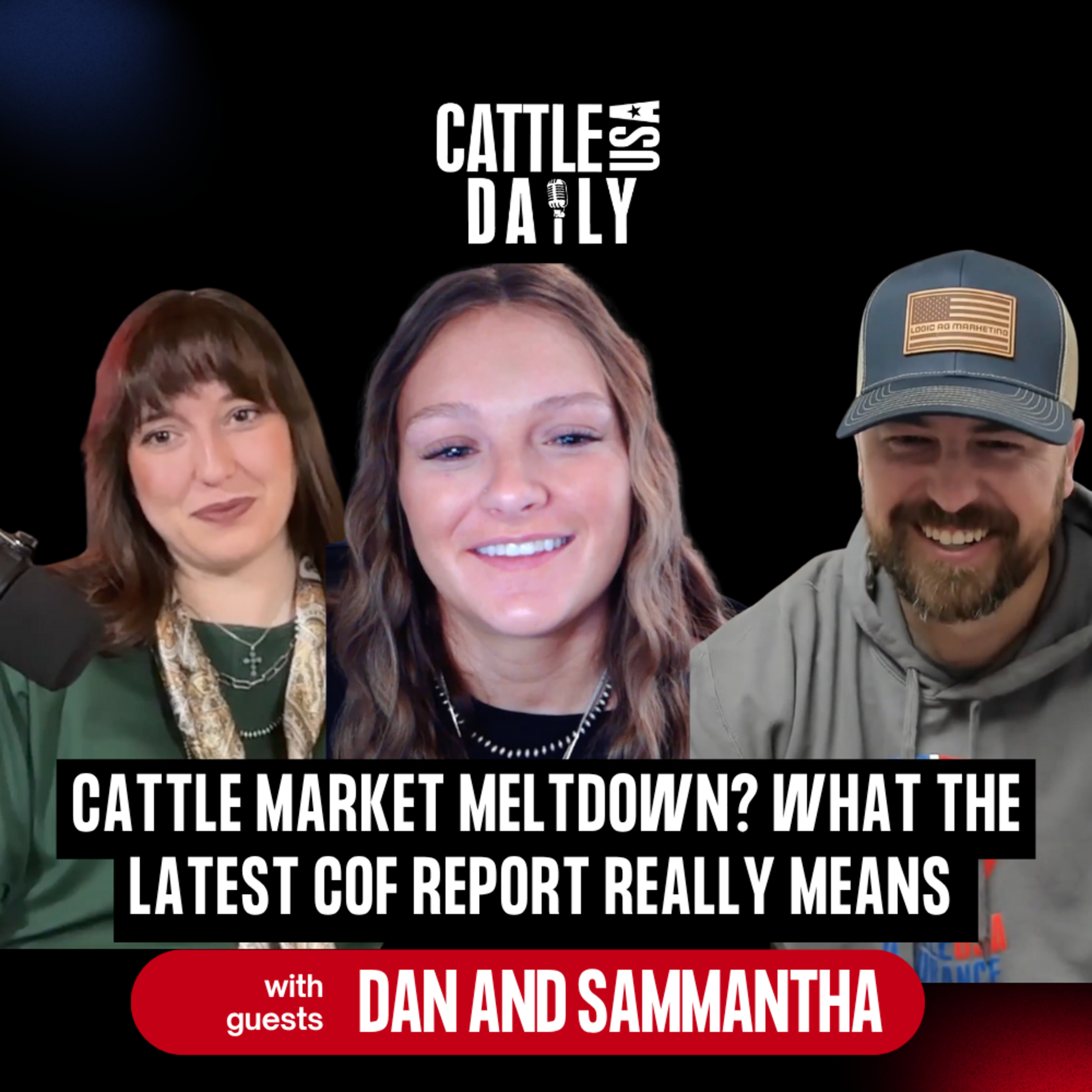 203: Cattle Market Meltdown? What the Latest COF Report REALLY Means with Dan and Samantha  episode artwork