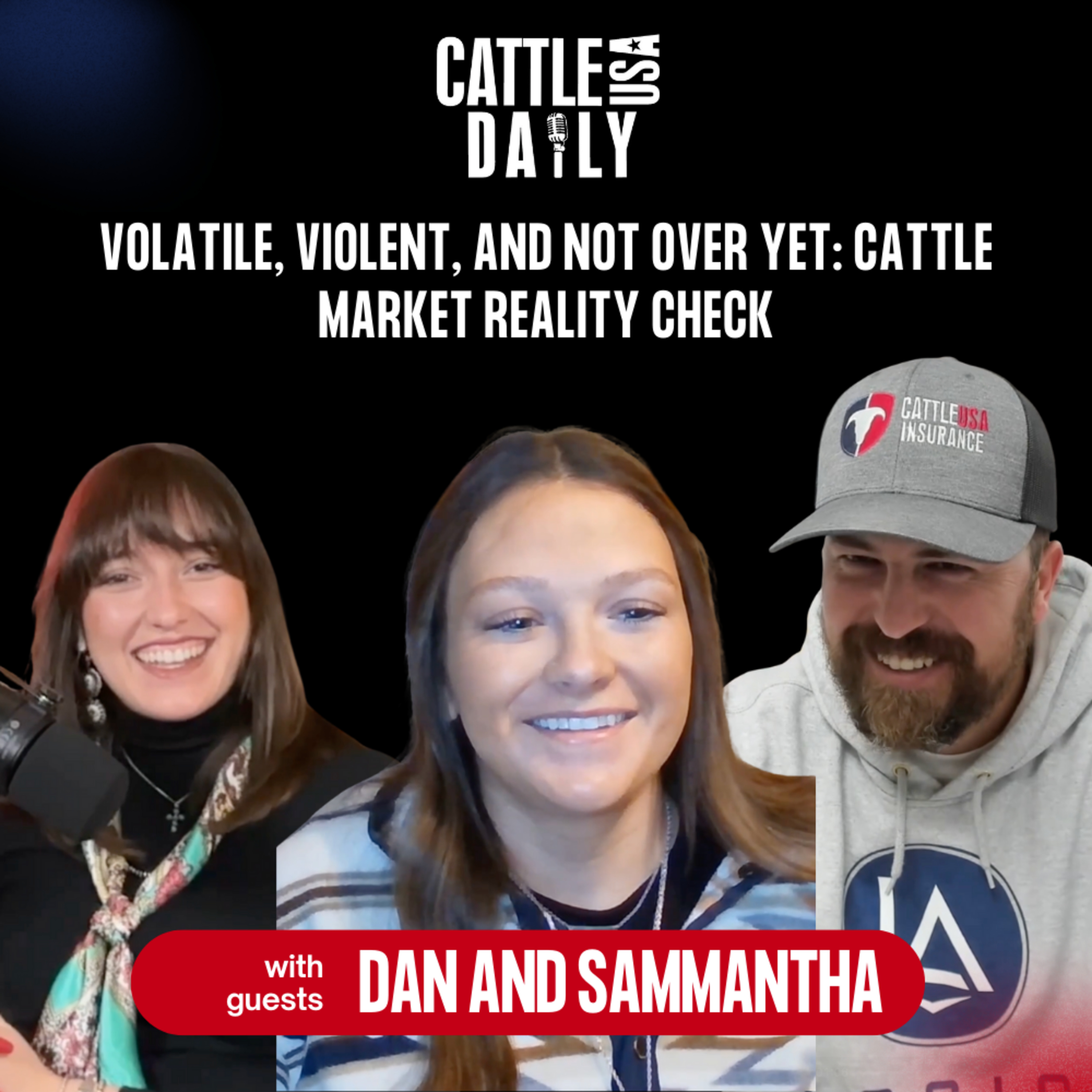 218: Volatile, Violent, and Not Over Yet: Cattle Market Reality Check with Dan and Samantha episode artwork