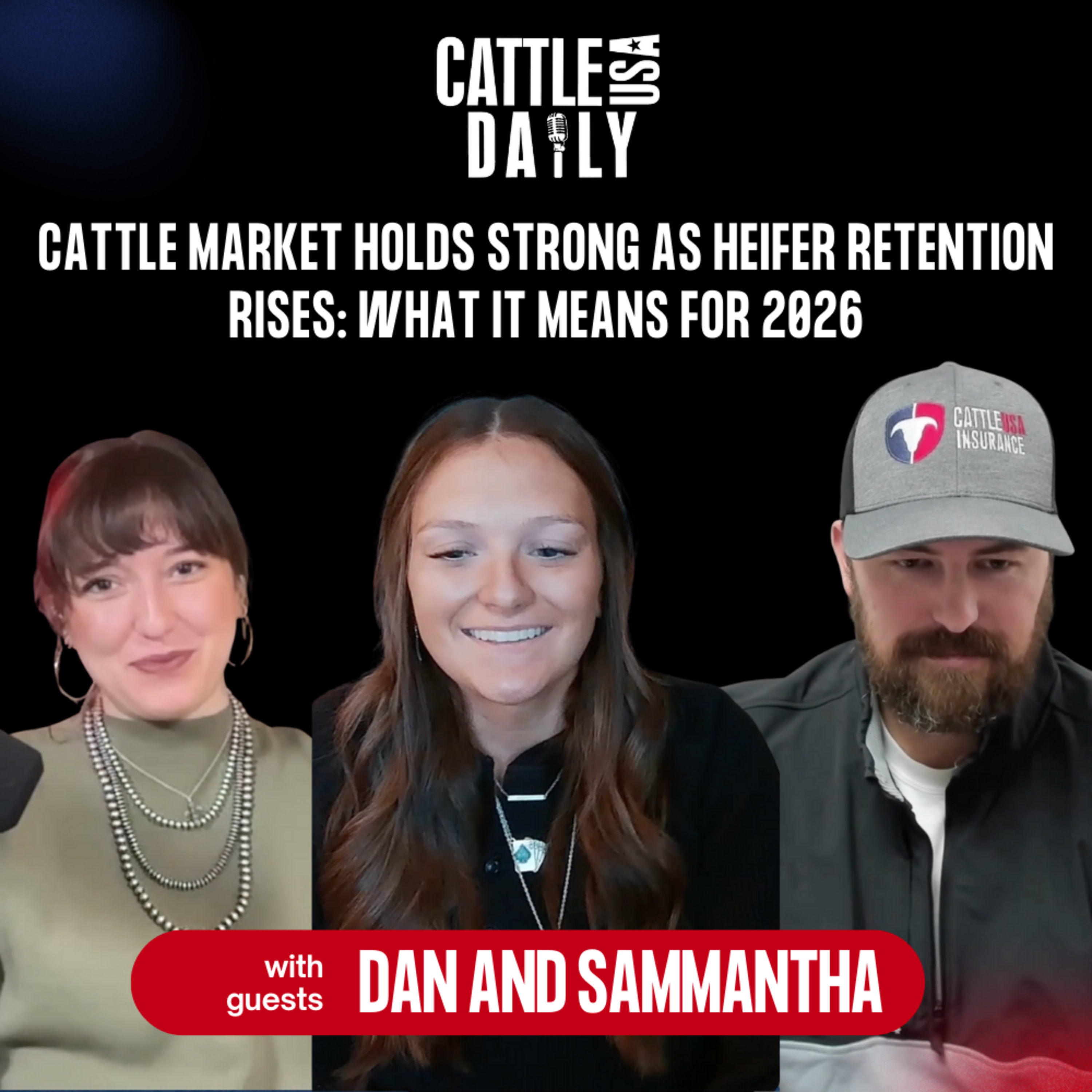 228: Cattle Market Holds Strong as Heifer Retention Rises: What It Means for 2026 with Dan and Samantha episode artwork