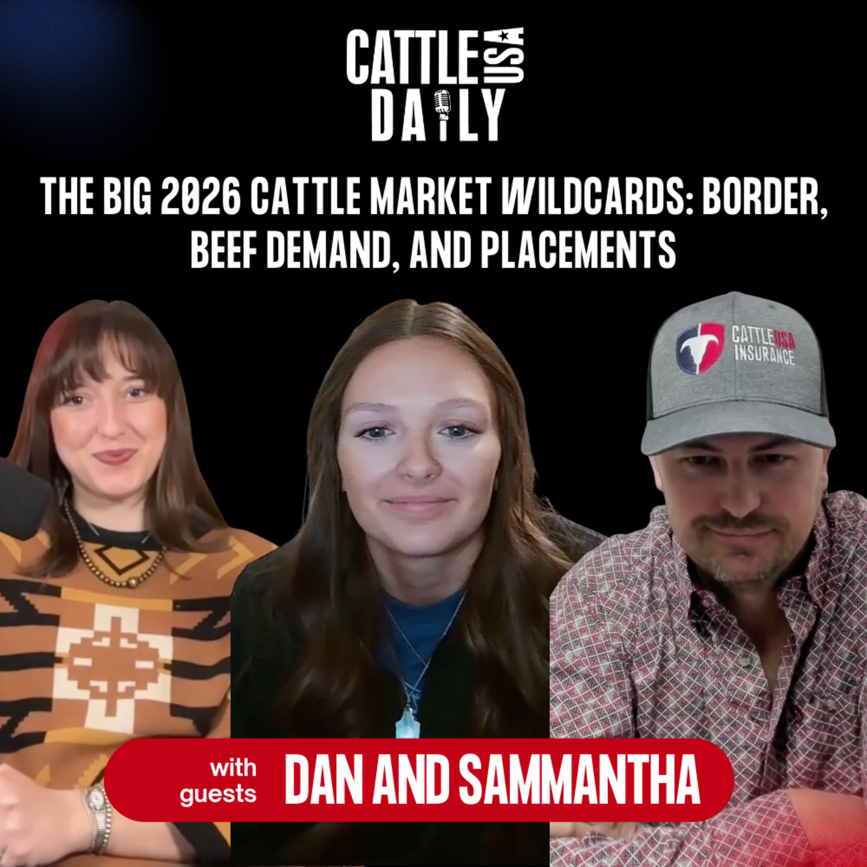 237: The Big 2026 Cattle Market Wildcards: Border, Beef Demand, and Placements with Dan and Samantha episode artwork