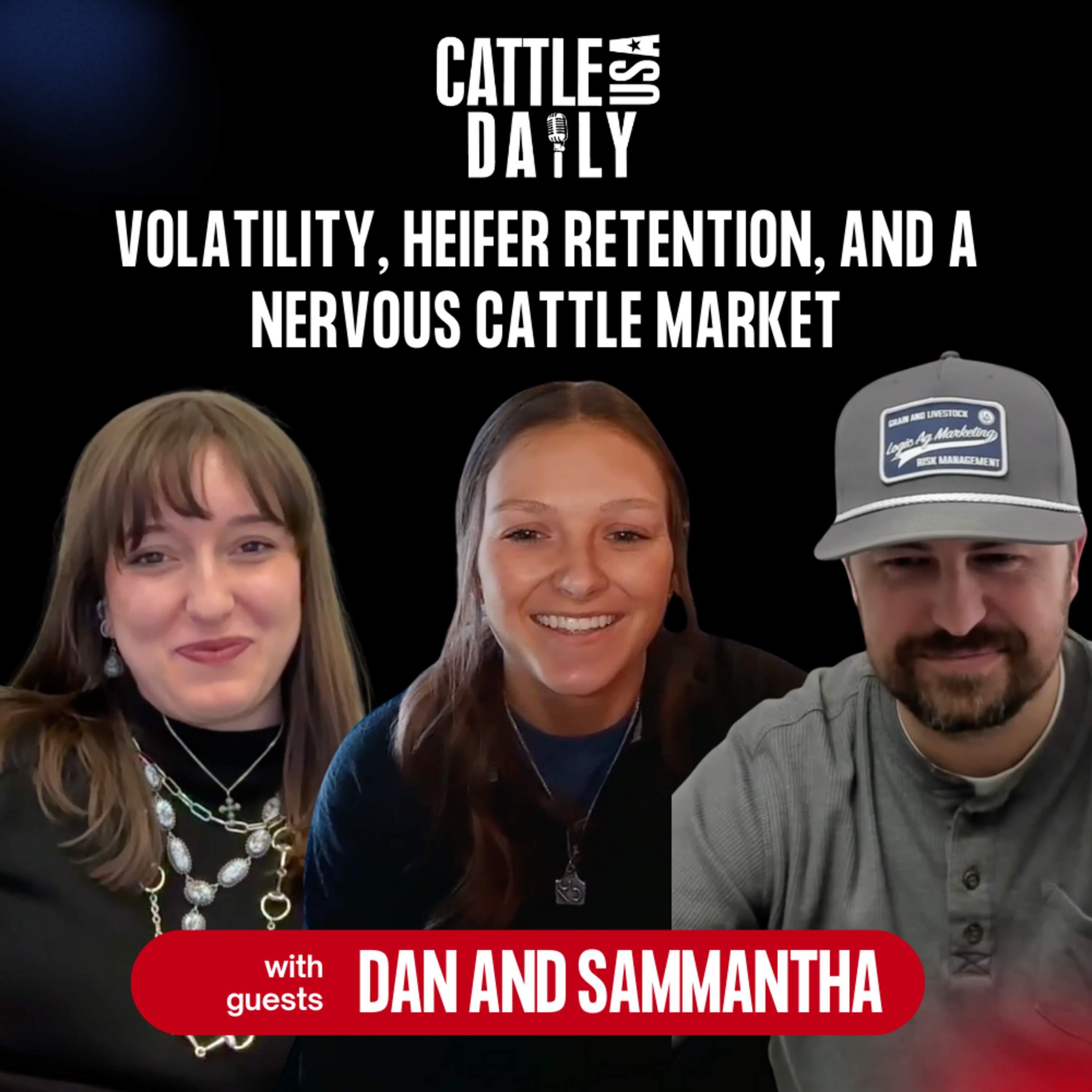 258: Volatility, Heifer Retention, and a Nervous Cattle Market with Dan and Samantha episode artwork