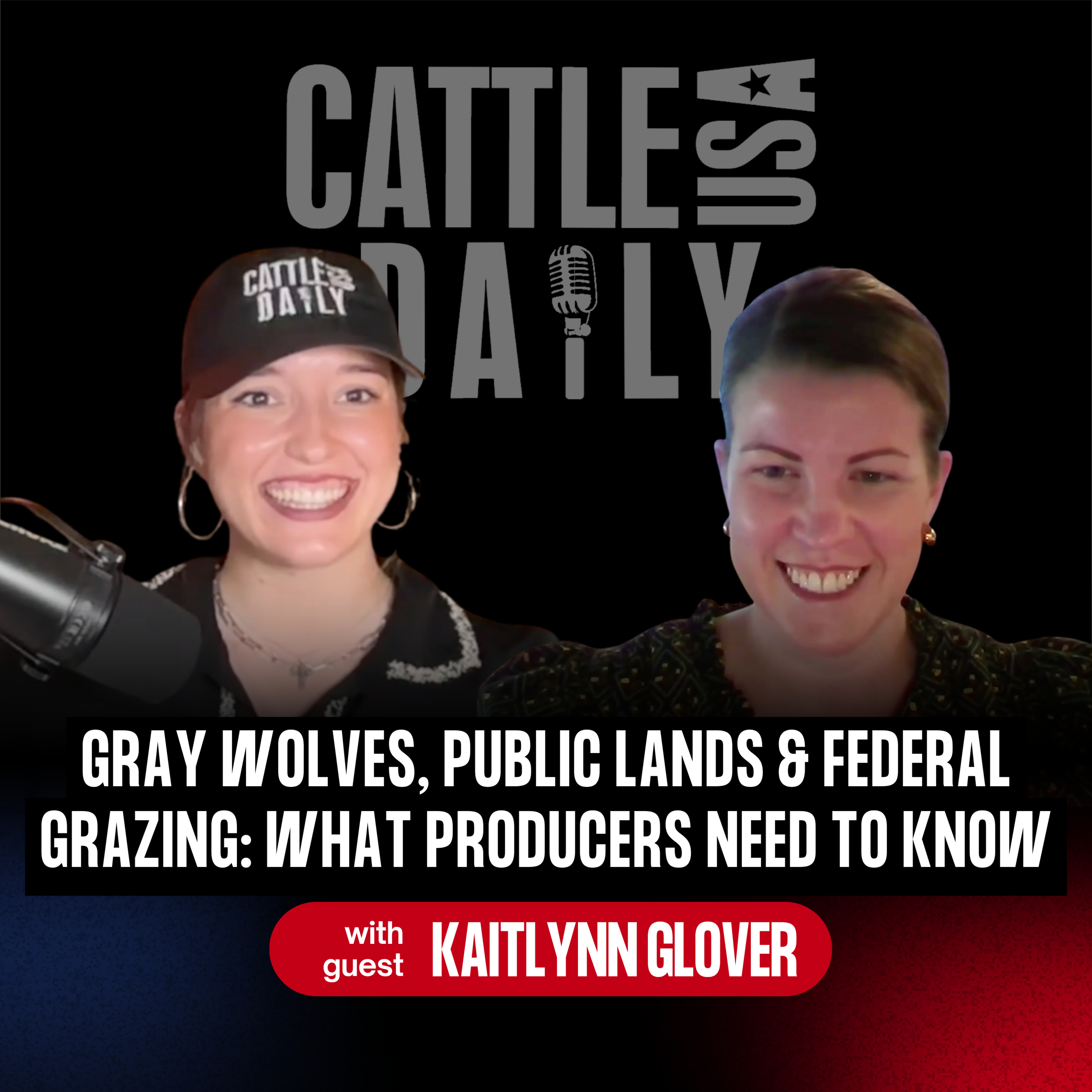 330: Gray Wolves, Public Lands & Federal Grazing: What Producers Need to Know with Kaitlynn Glover episode artwork