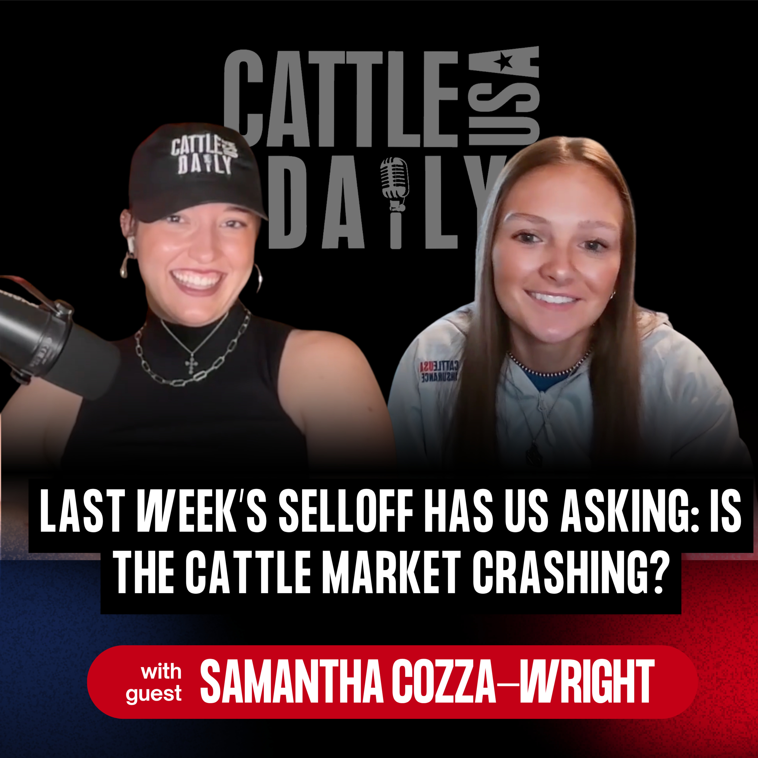 338: Last Week’s Selloff Has Us Asking: Is the Cattle Market Crashing? With Samantha Cozza-Wright episode artwork
