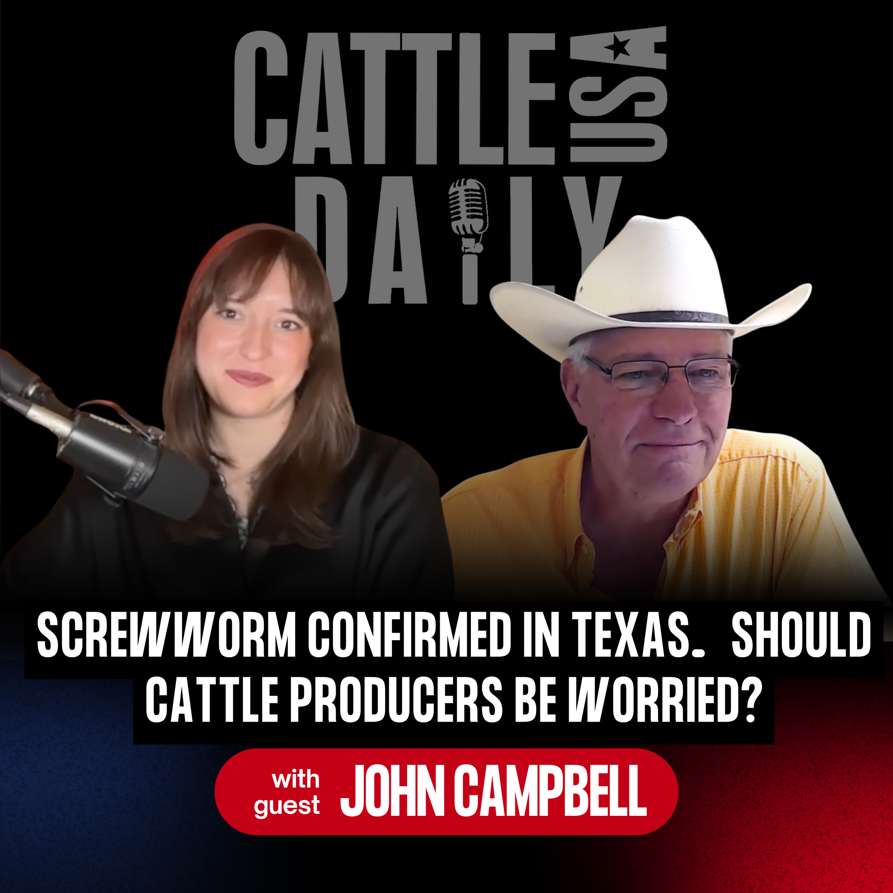 344: Screwworm Confirmed in Texas… Should Cattle Producers Be Worried? with John Campbell episode artwork