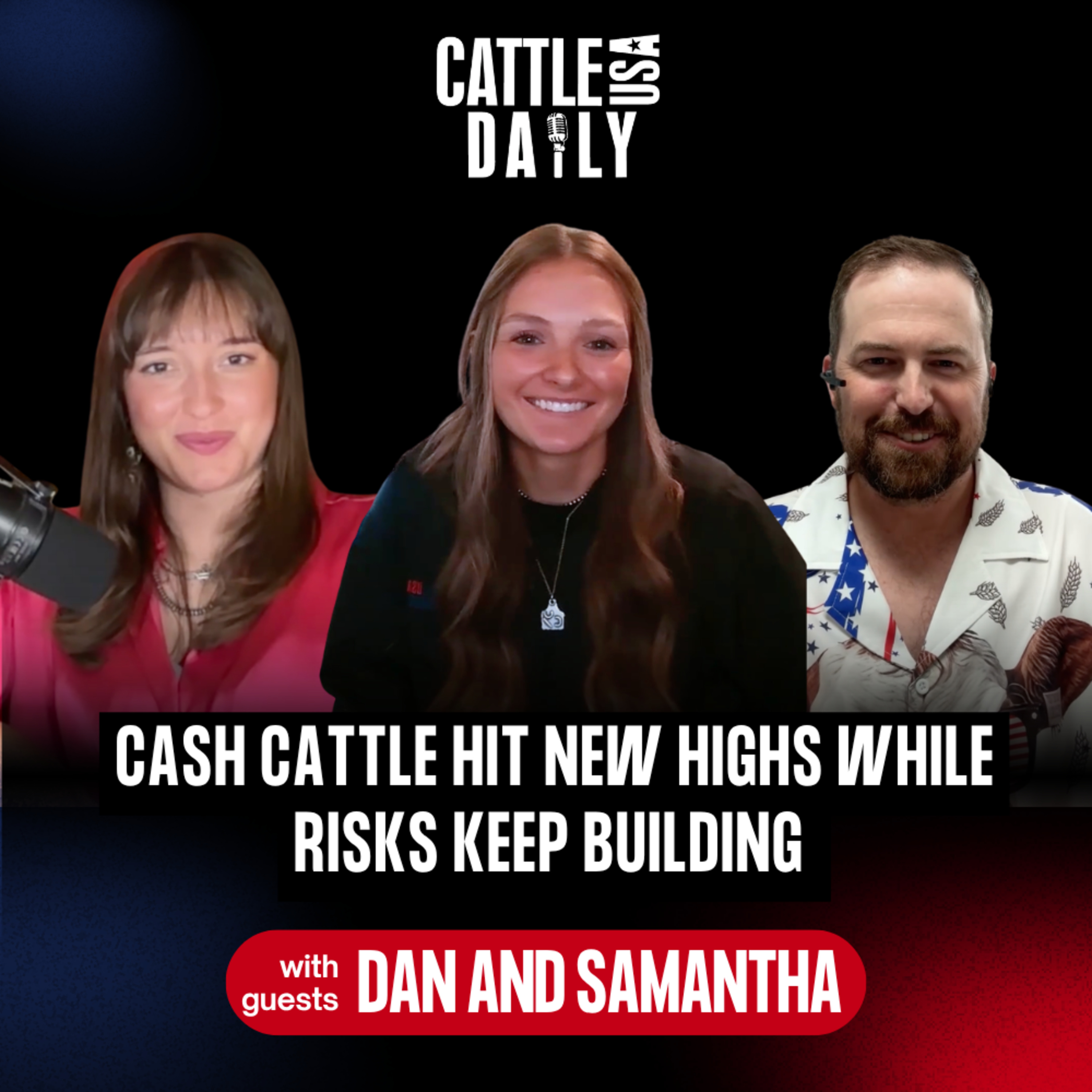 356: Cash Cattle Hit New Highs While Risks Keep Building with Dan and Samantha episode artwork