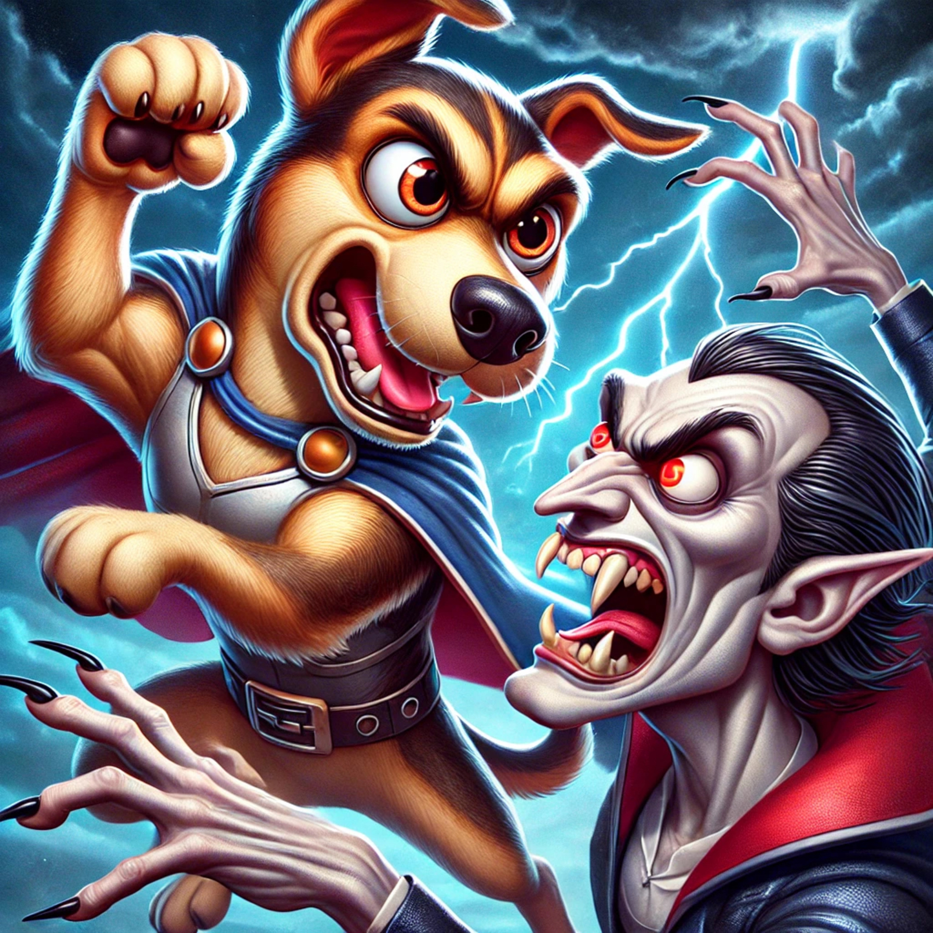 Fangs & Familiar Faces: Vampires and Human-Like Dogs episode artwork