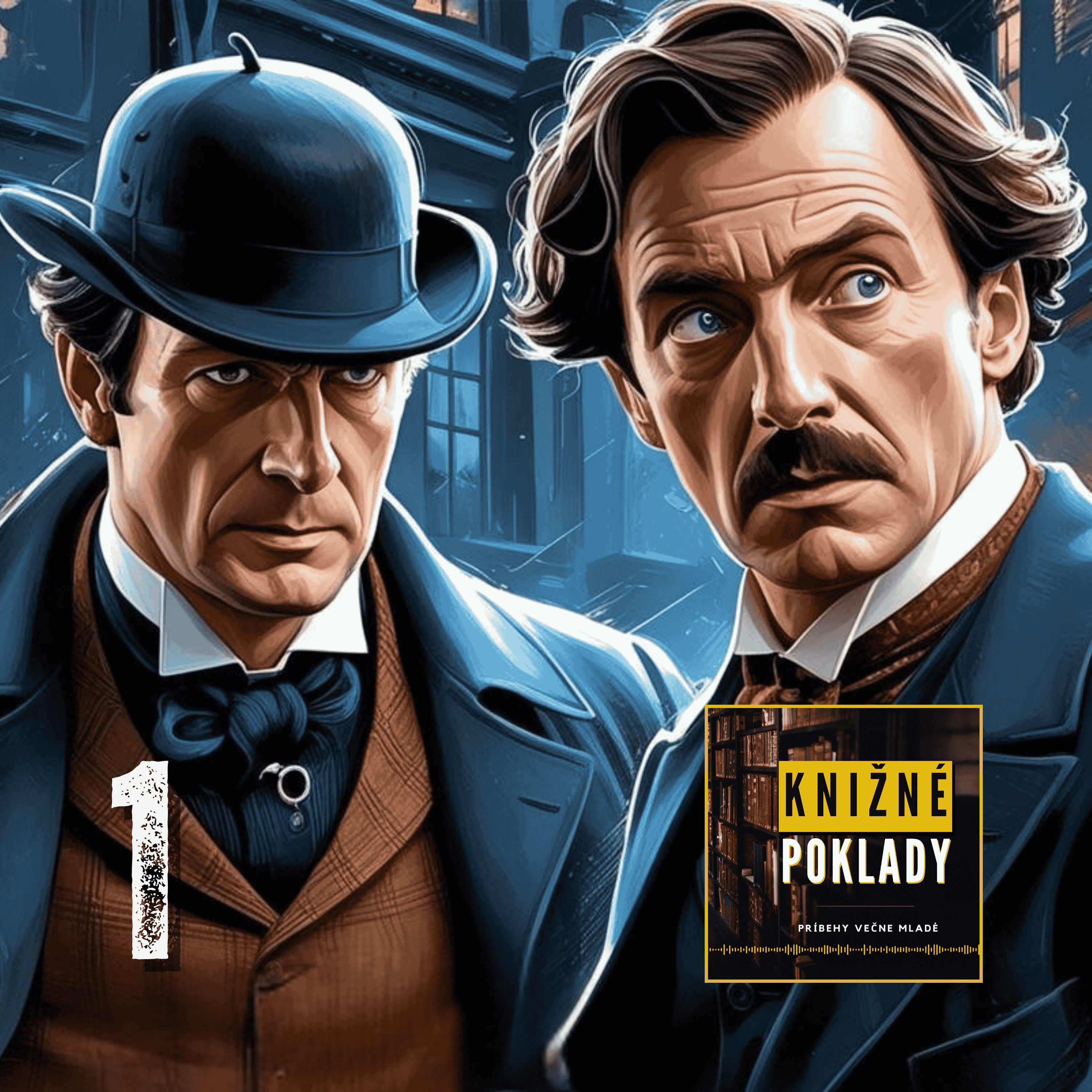 Sherlock Holmes (A. C. Doyle): Štúdia v krvavočervenom – audiokniha (1/9)